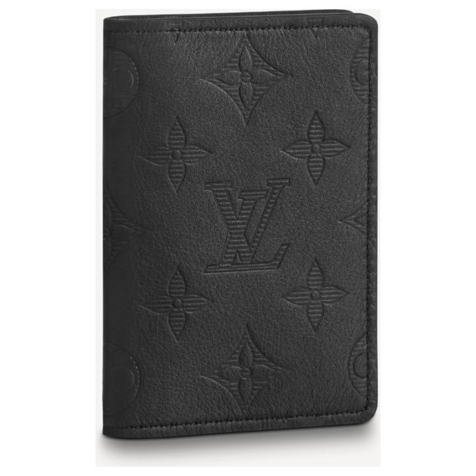 Louis Vuitton LV pocket organizer new Black Leather ref.254866