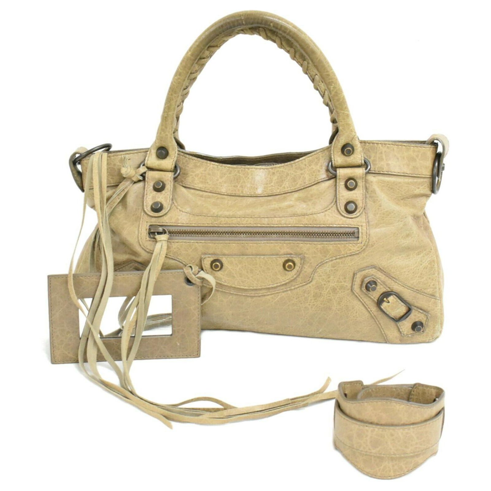 The Beige Leather ref.229462 - Closet