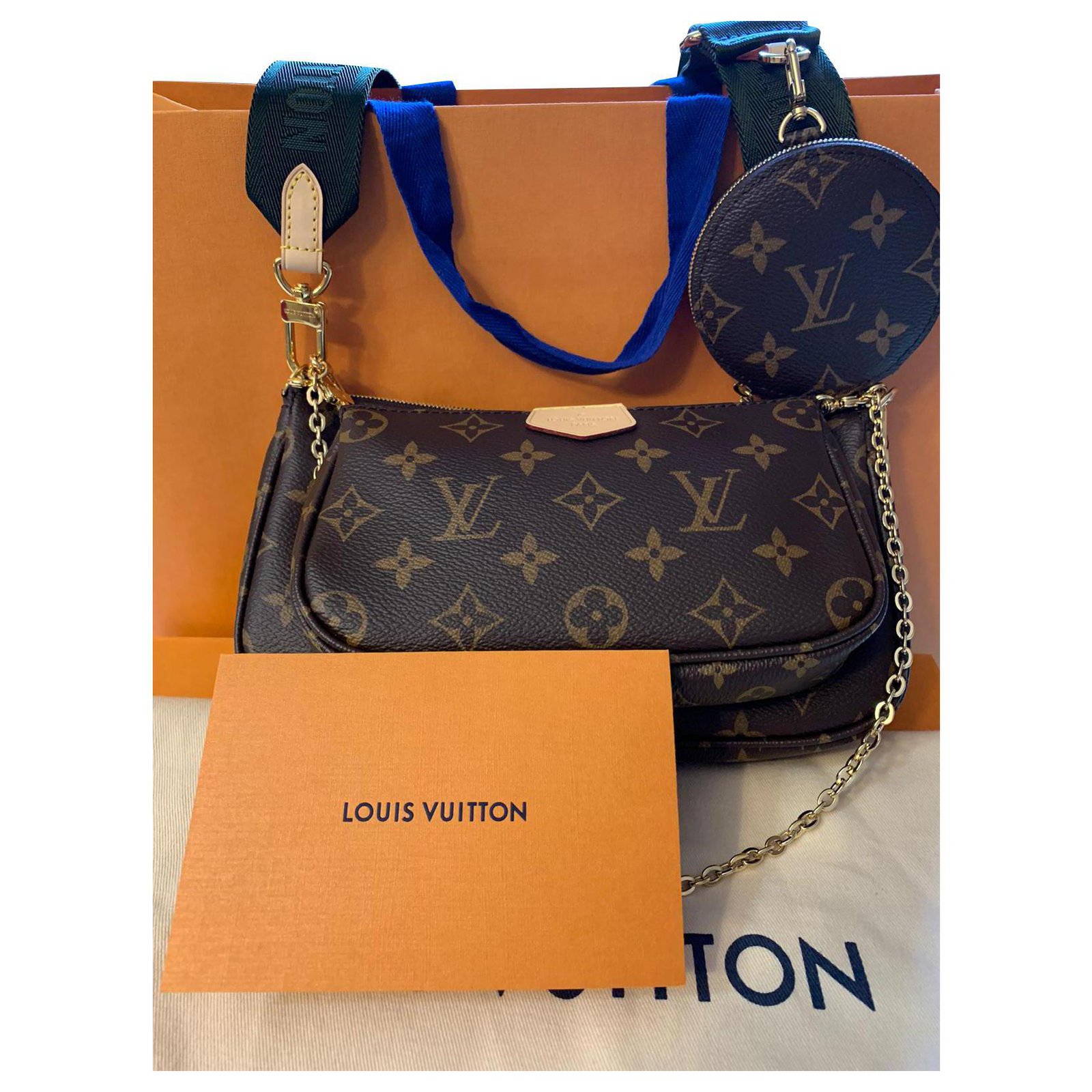 Louis Vuitton Multi pochette accessoires Brown ref.229828 - Joli