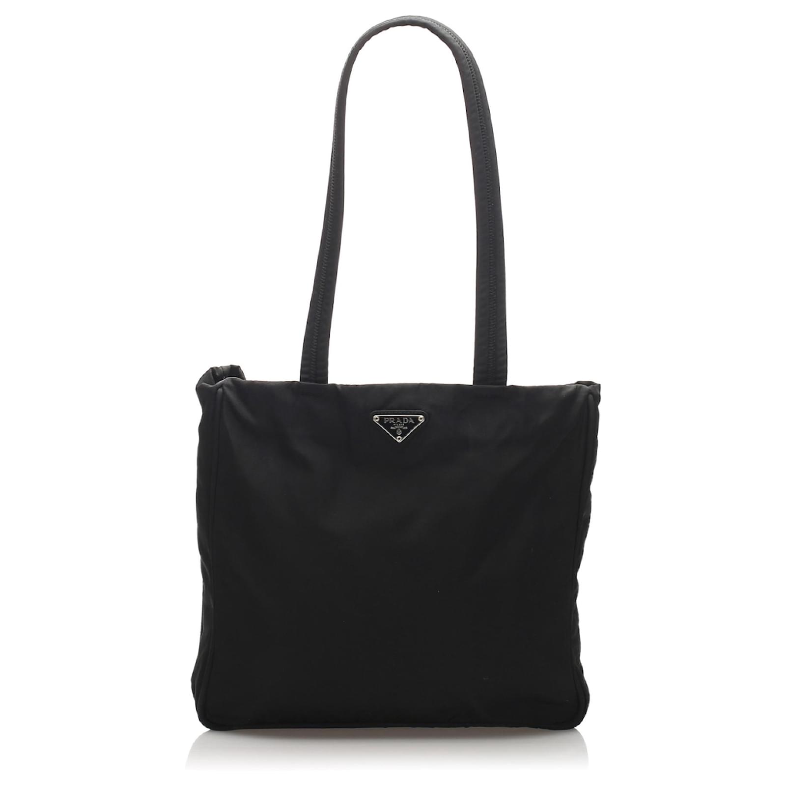 prada cloth tote bag