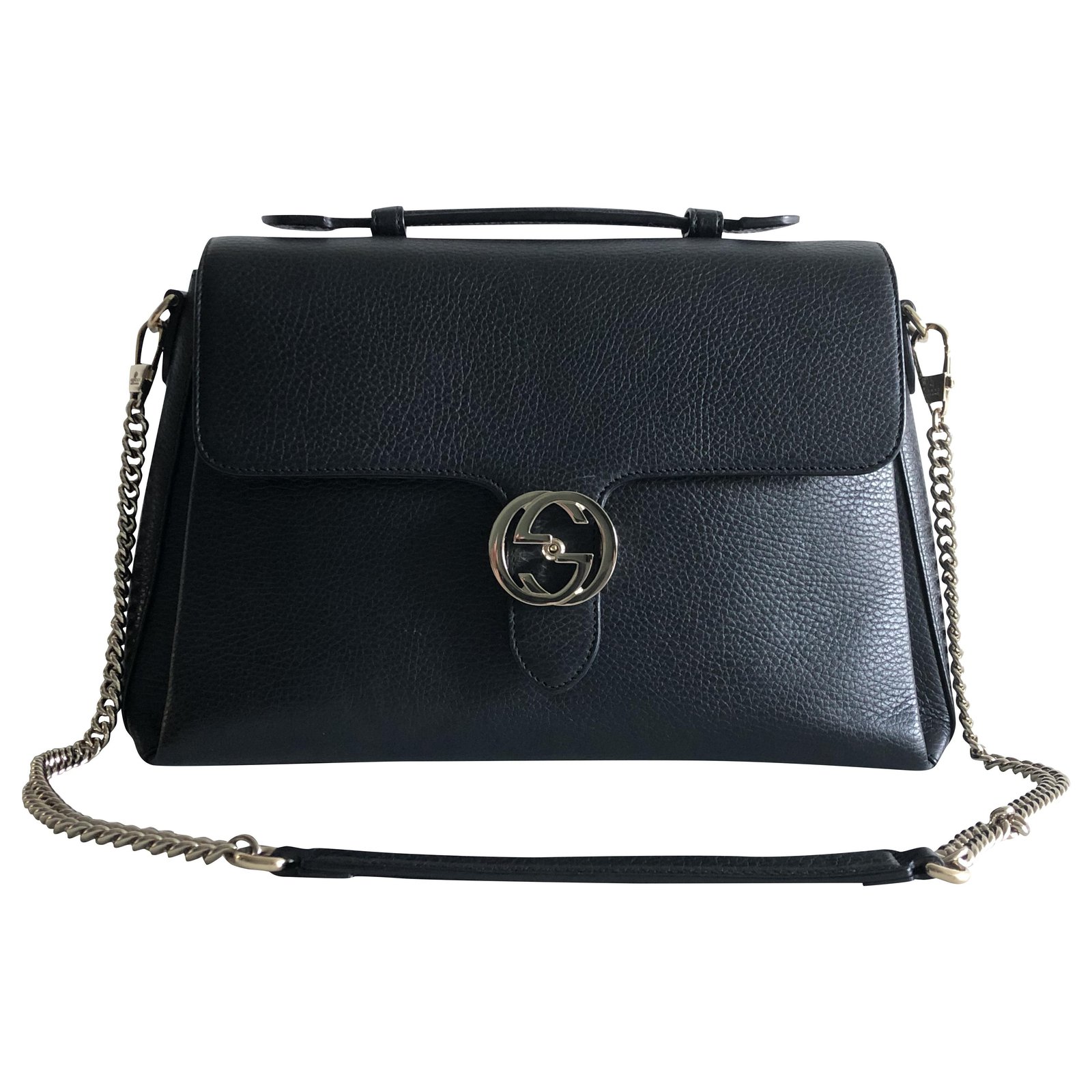 Gucci Interlocking top handle handbag 