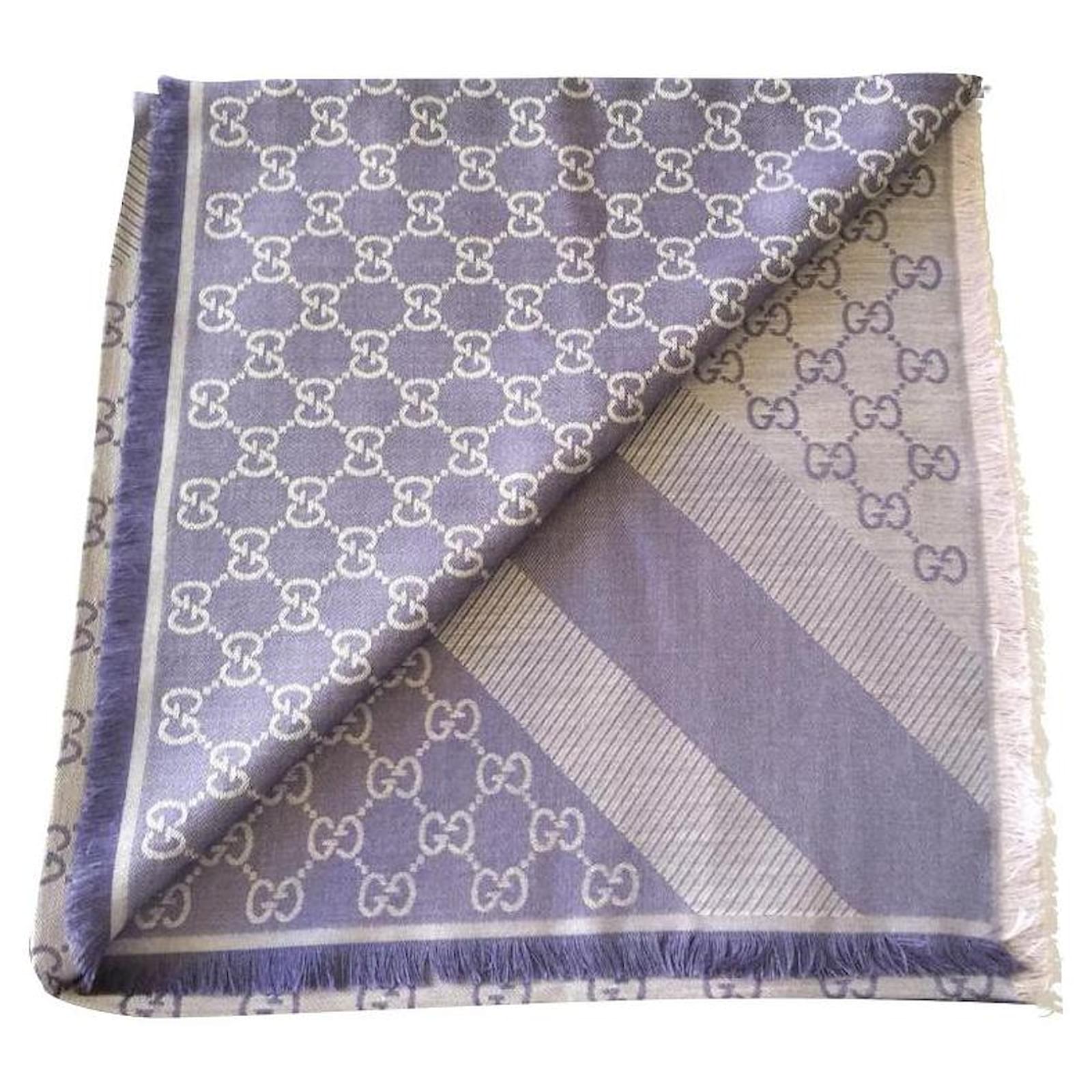 light blue gucci scarf