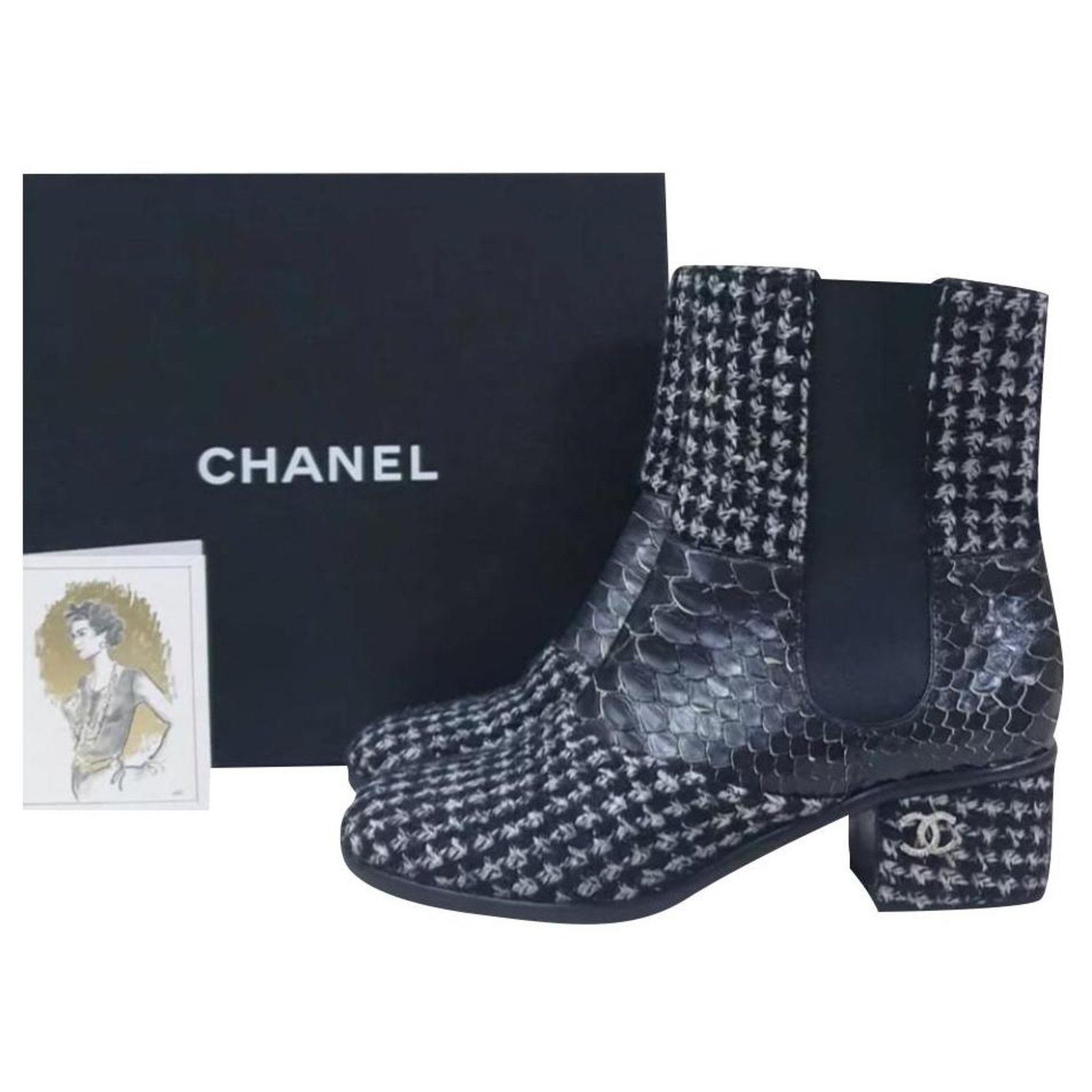 chanel booties