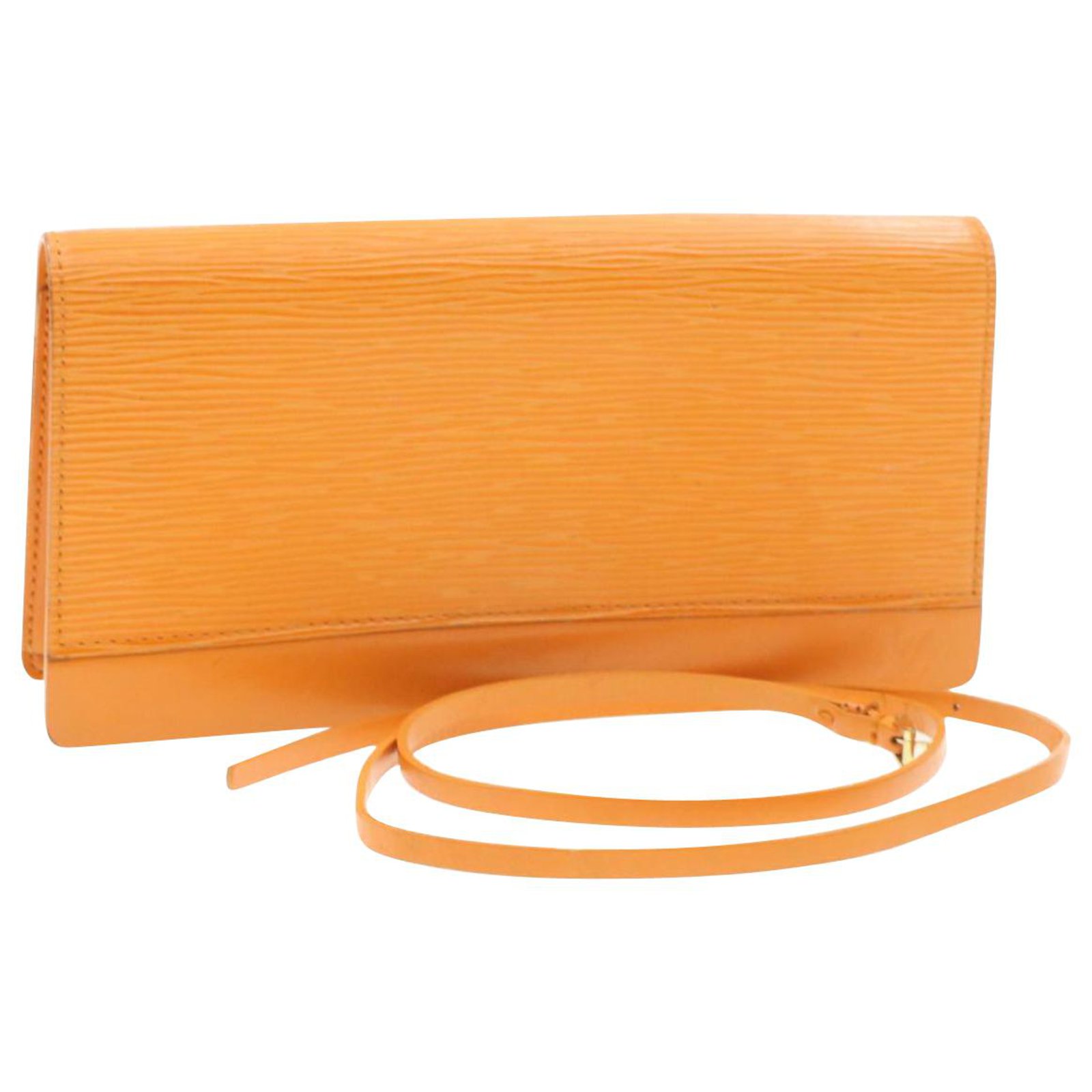 Louis Vuitton Honfleur Orange Leather ref.230539 - Joli Closet