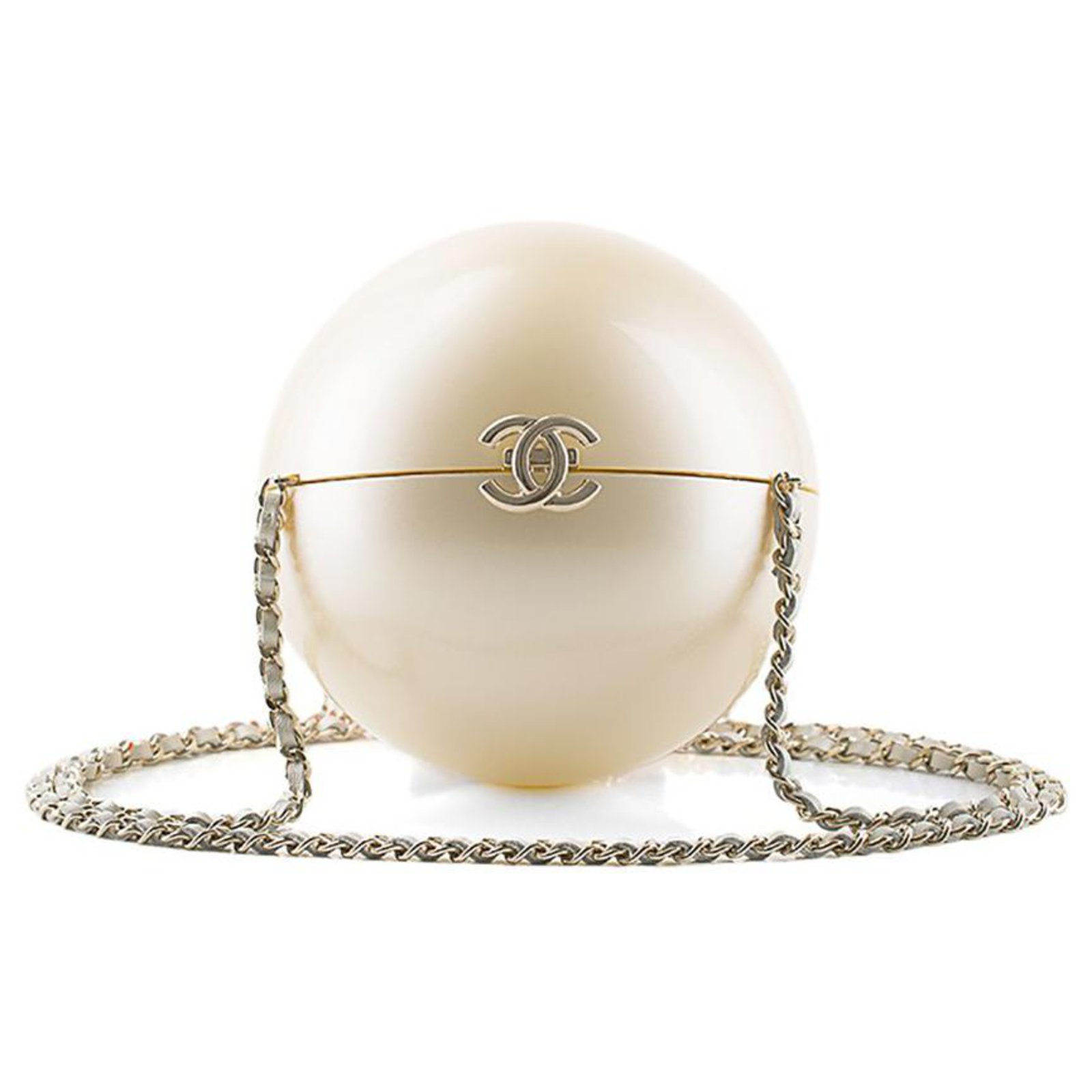 Chanel 15K$ Pearl CC bag Cream ref.230928 - Joli Closet