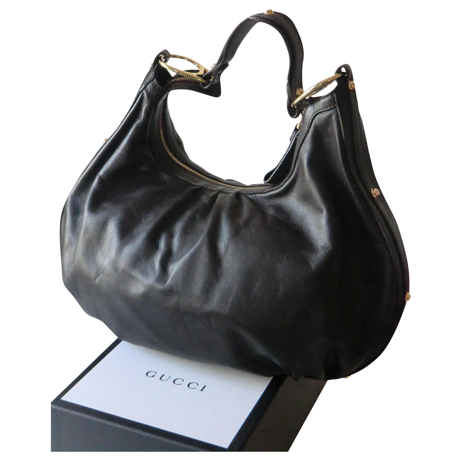 gucci large leather tote
