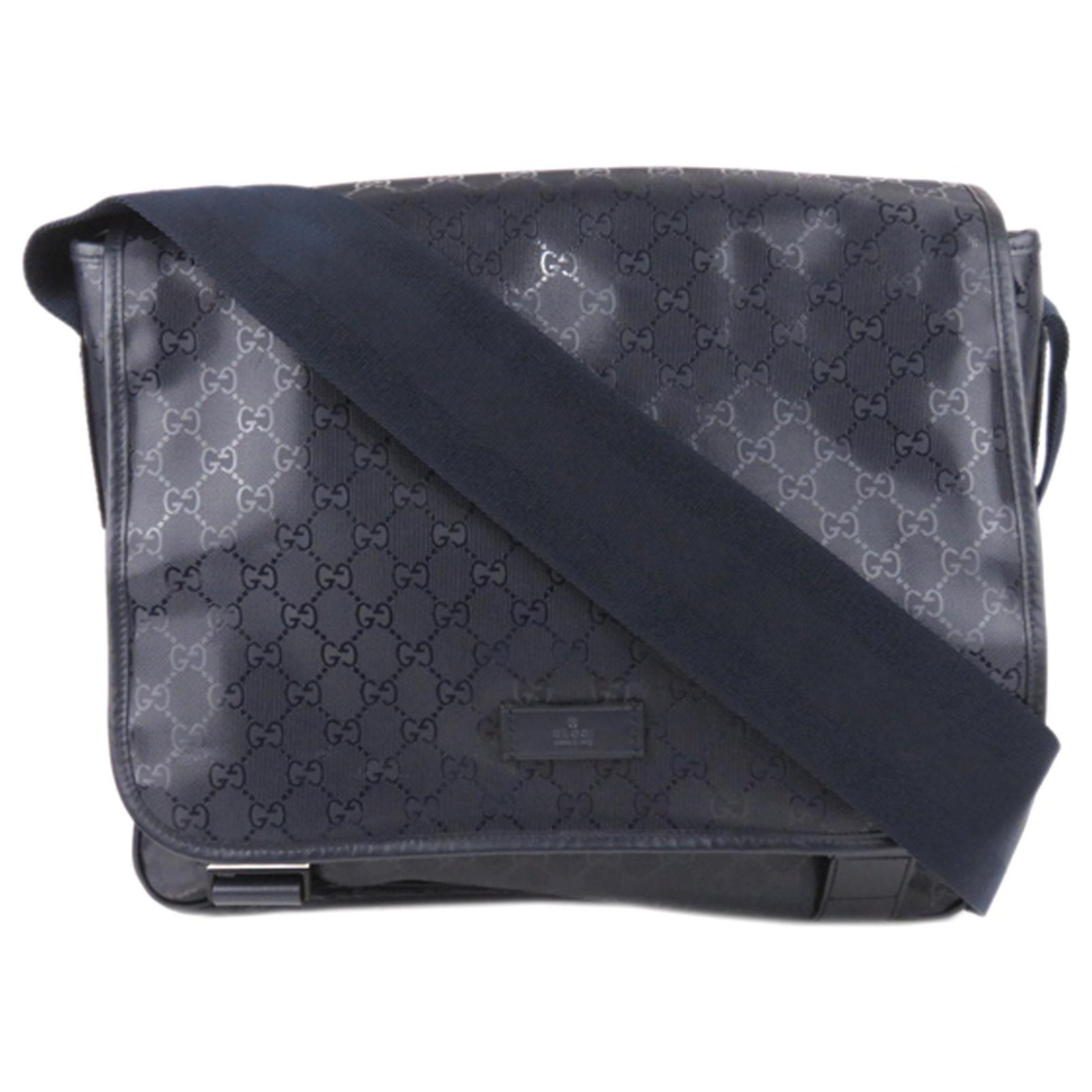 navy blue gucci crossbody bag