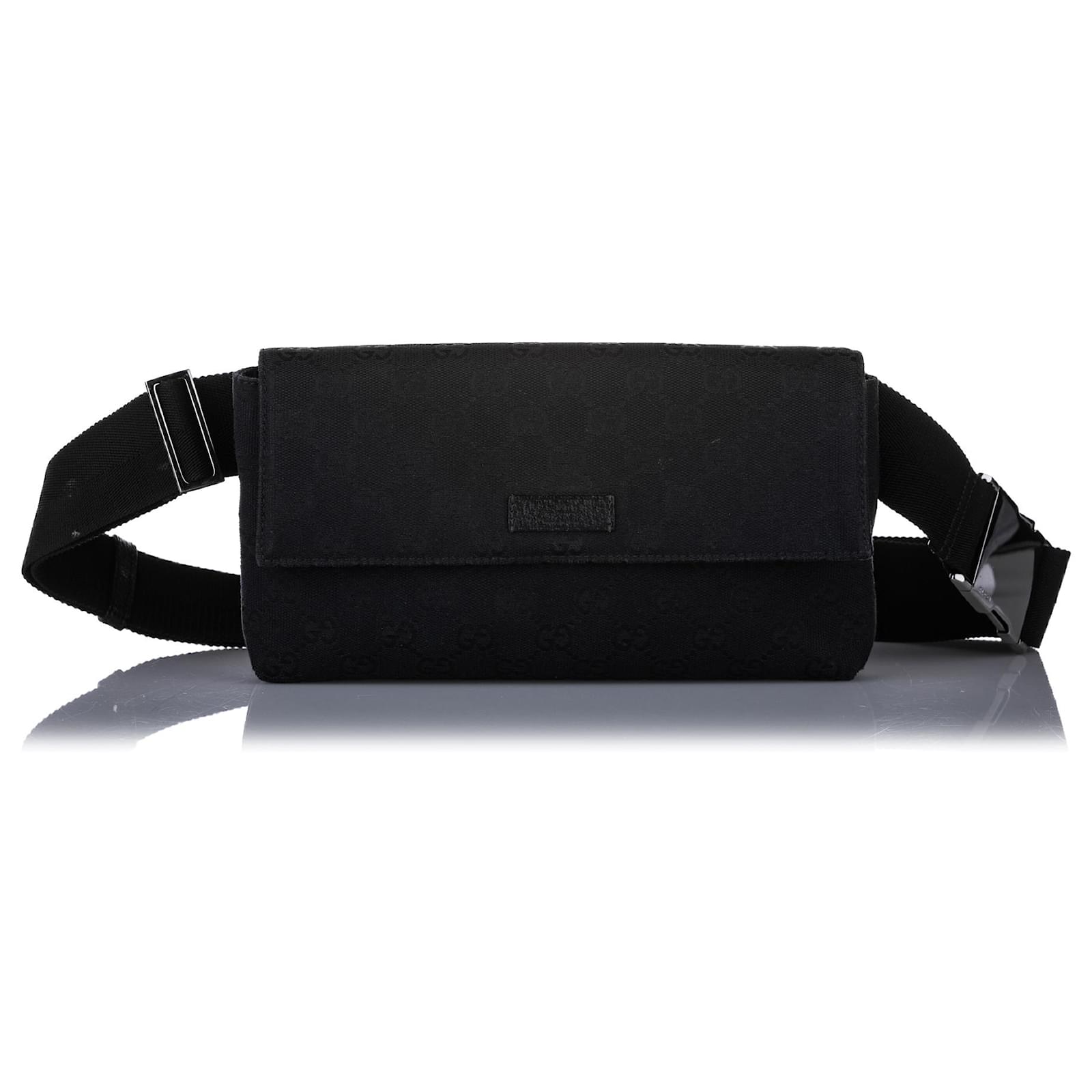 Borsa da cintura Gucci in tela nera GG Nero Panno ref.231712 - Joli Closet