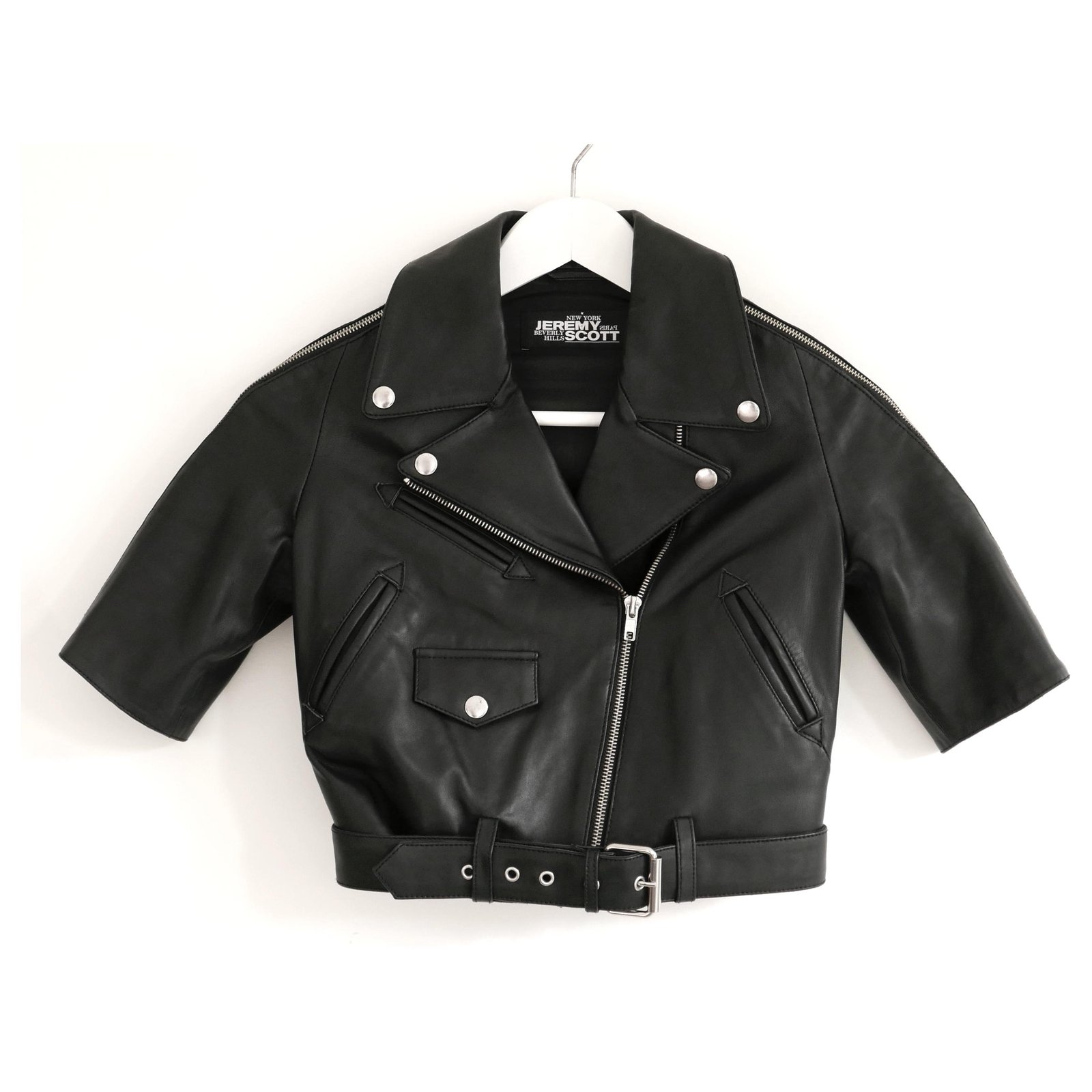 jeremy scott leather jacket