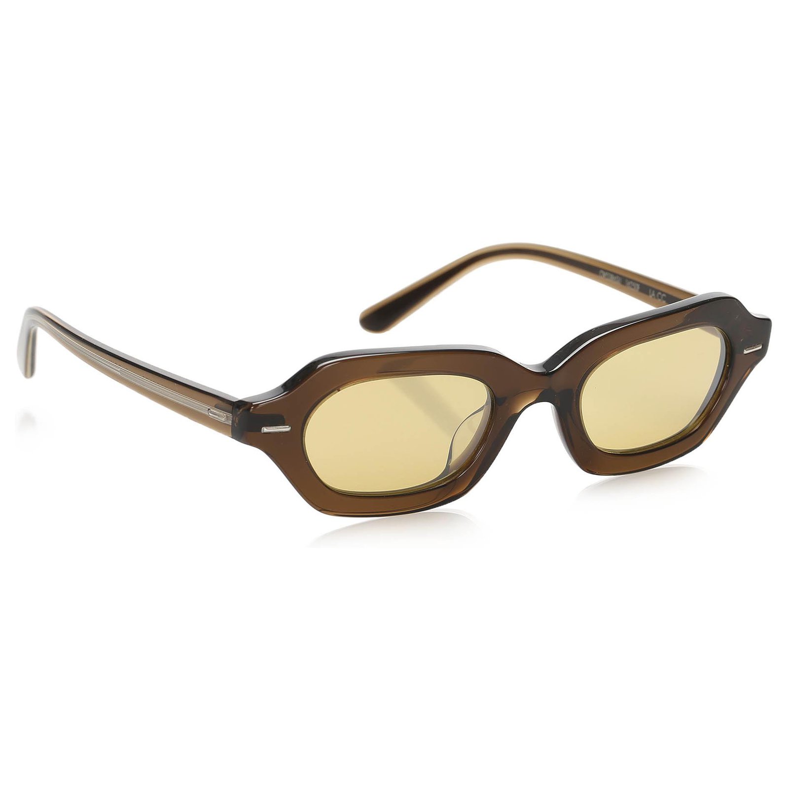 Oliver Peoples Brown Tinted Sunglasses Dark brown Plastic  - Joli  Closet