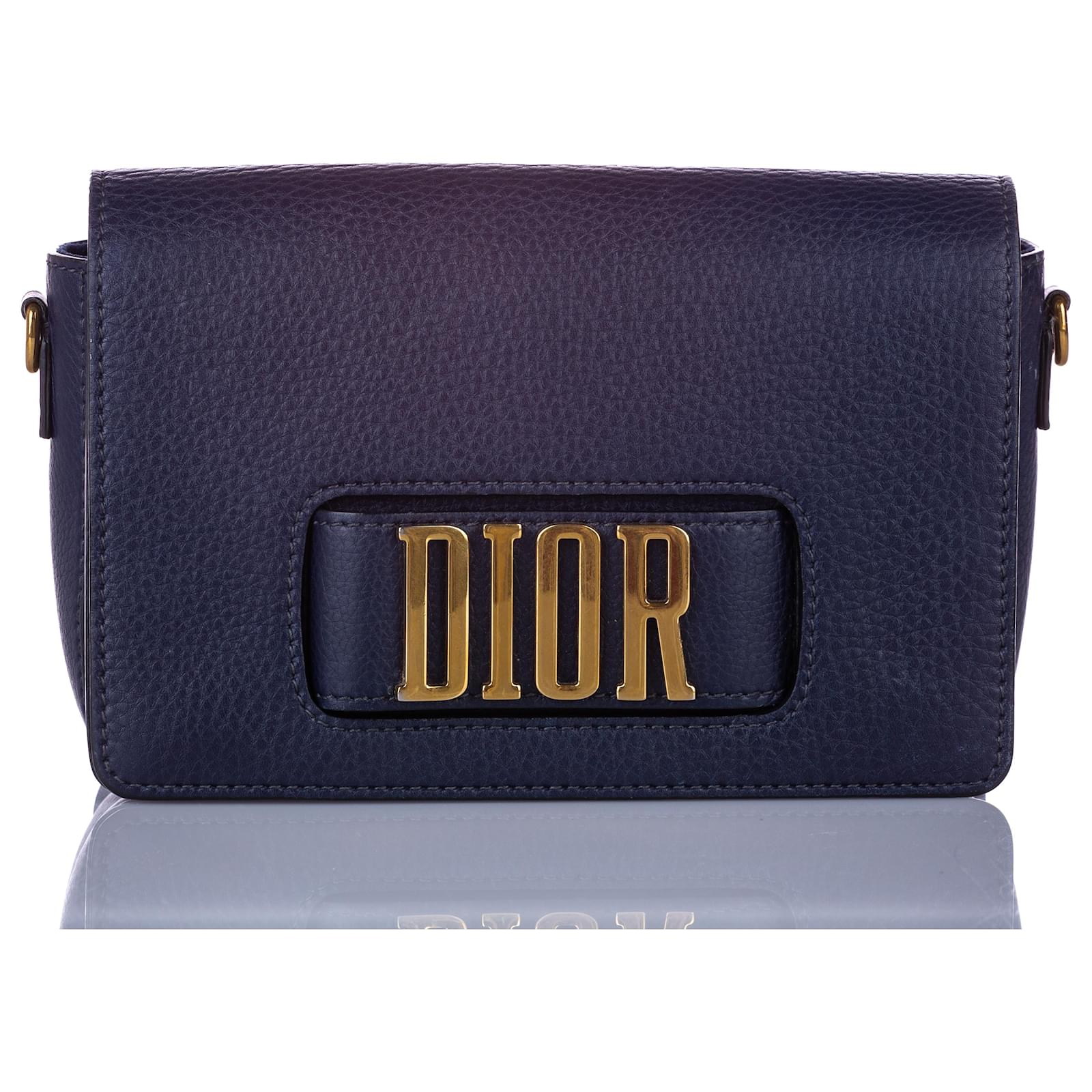 Bolso bandolera Dior JAdior Diorevolution gris Cuero Becerro ref