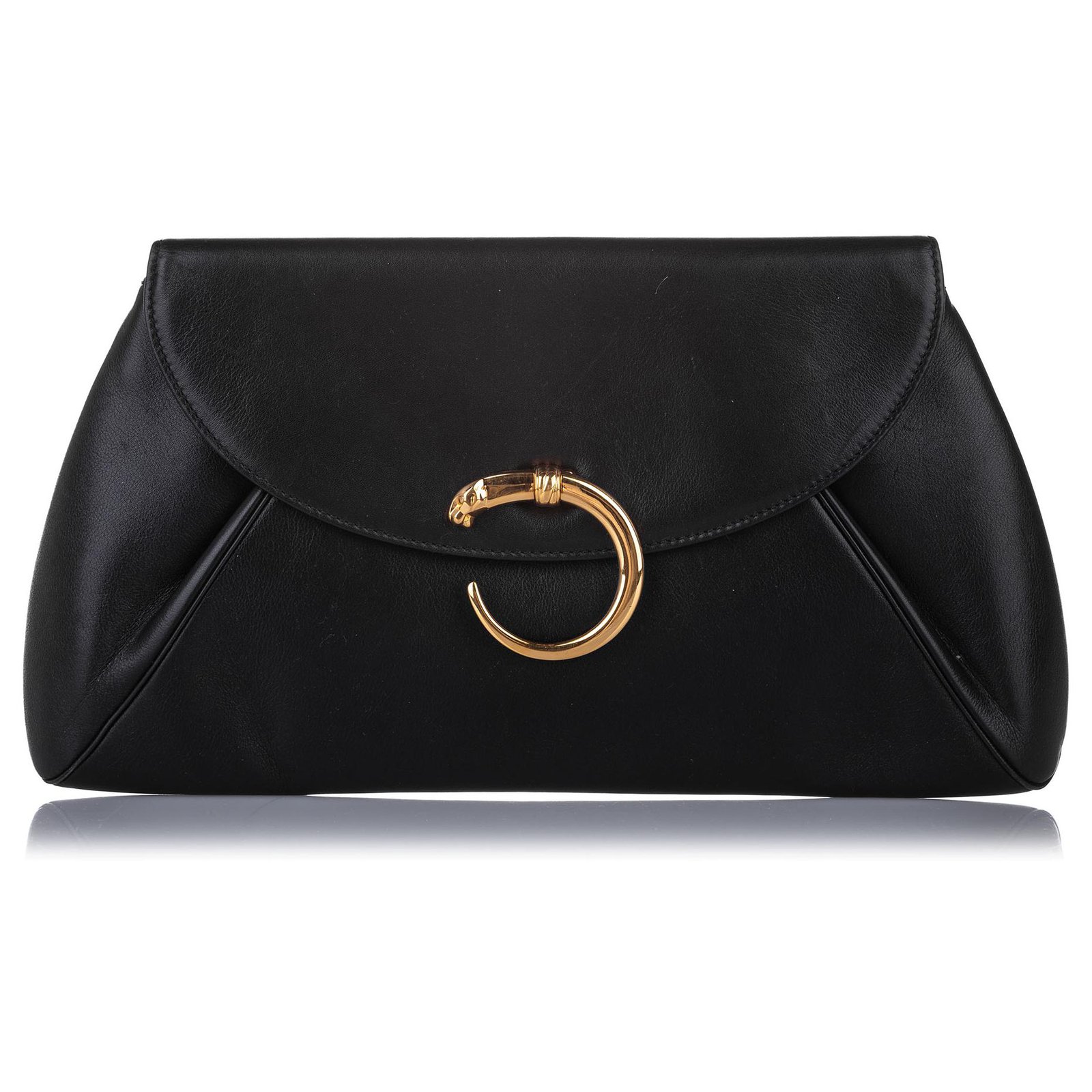 cartier black purse