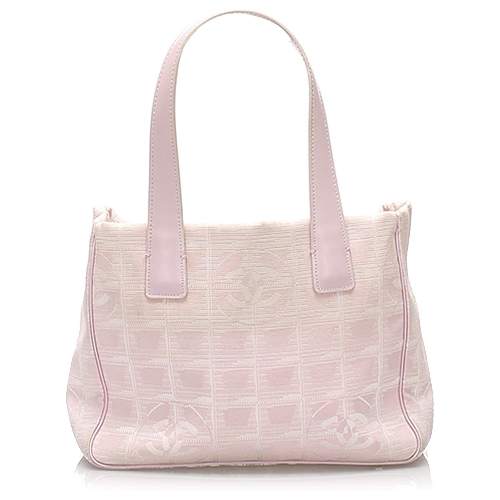 Chanel Pink New Travel Line Nylon Tote Bag
