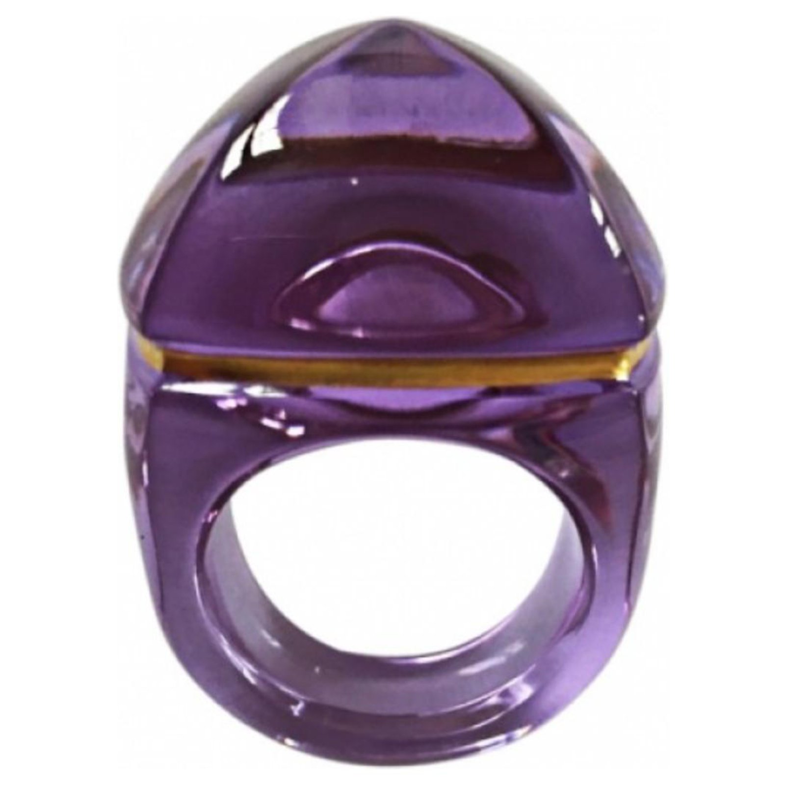 Baccarat Pop ring Purple Gold hardware Yellow gold ref.233910