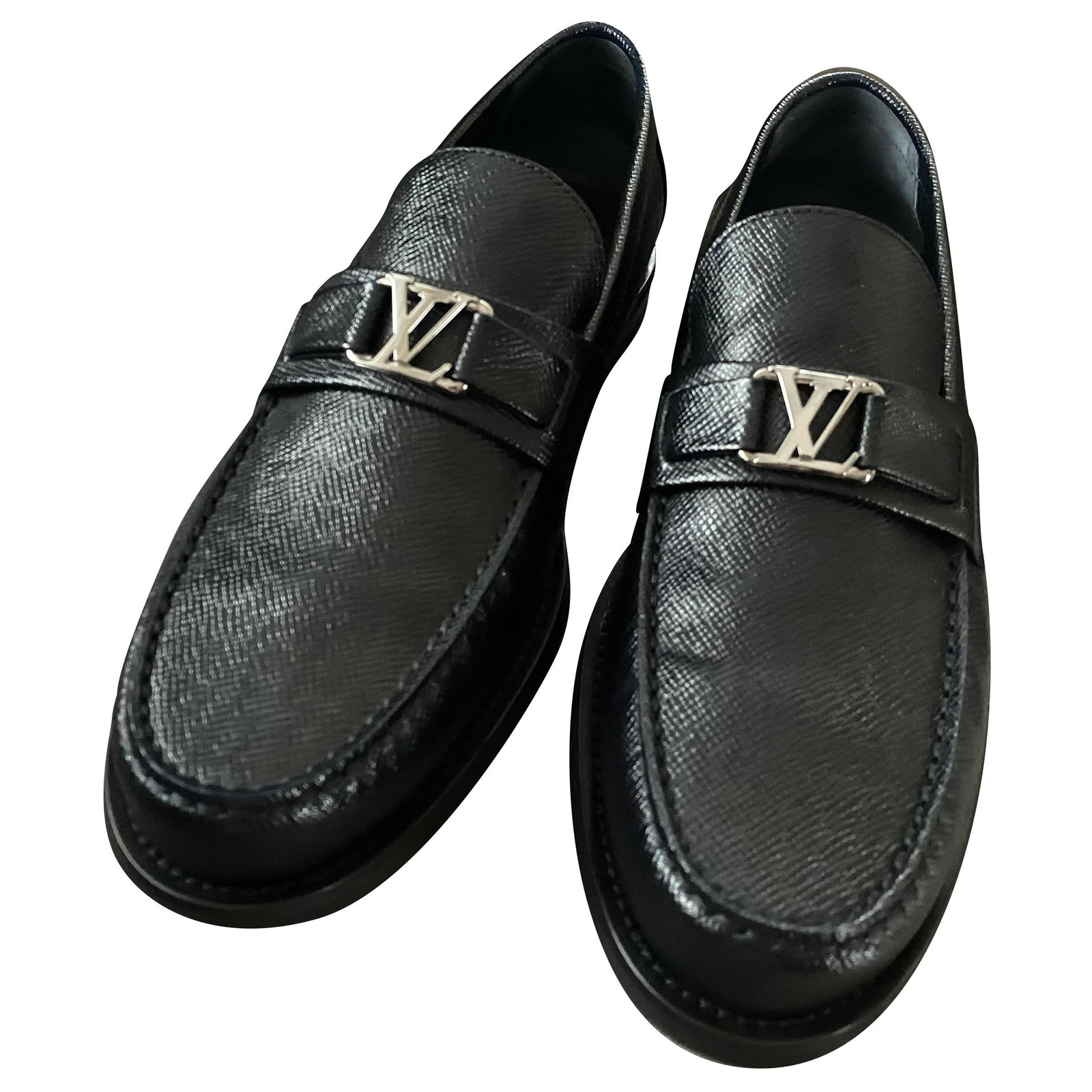 Cinturón de hombre Louis Vuitton Negro Cuero ref.217030 - Joli Closet