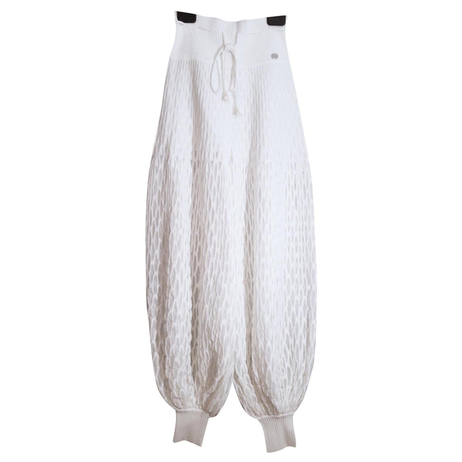 Chanel new Dubai harem pants White Cloth ref.234006 - Joli Closet