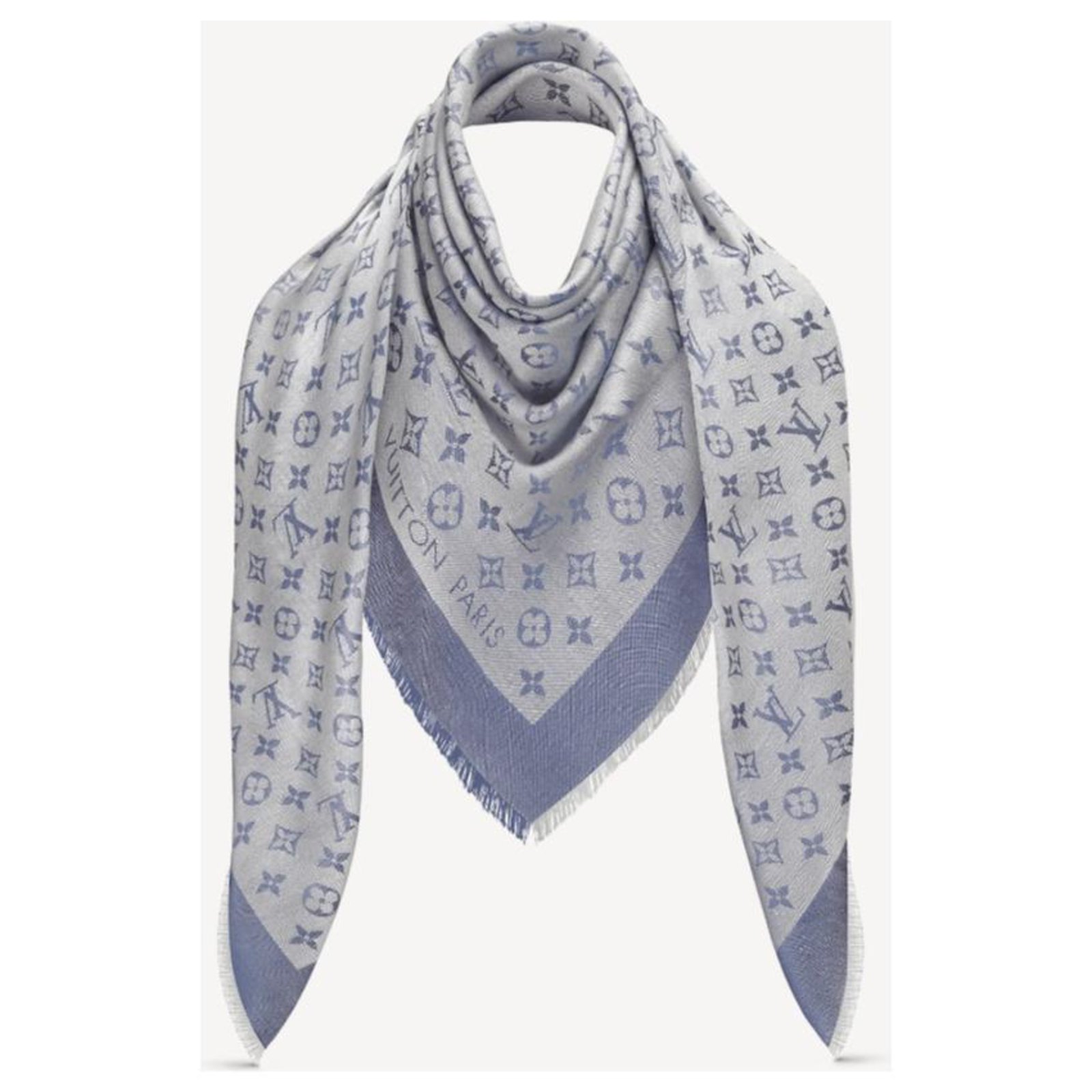 Louis Vuitton Schals aus Seide - Blau - 32134455
