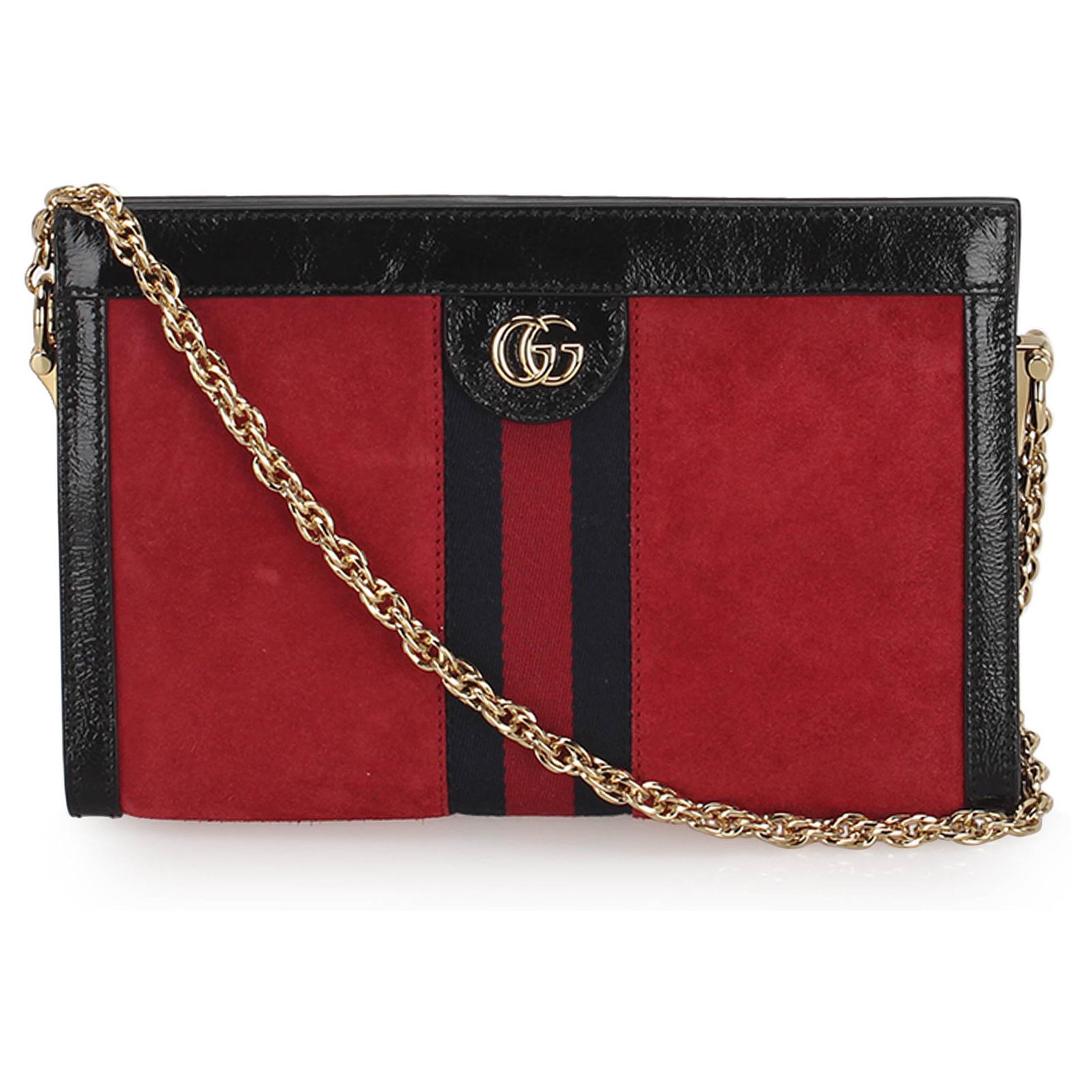 gucci red and black purse