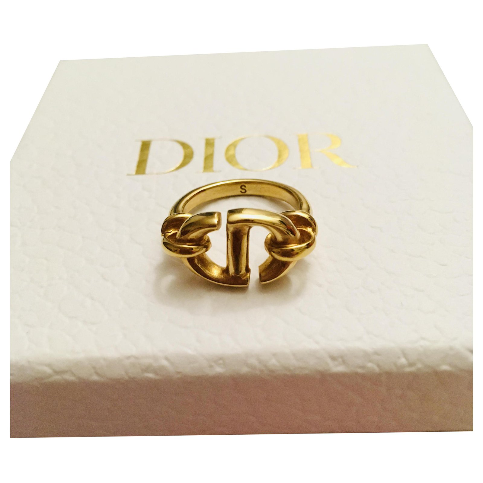 dior cd navy ring