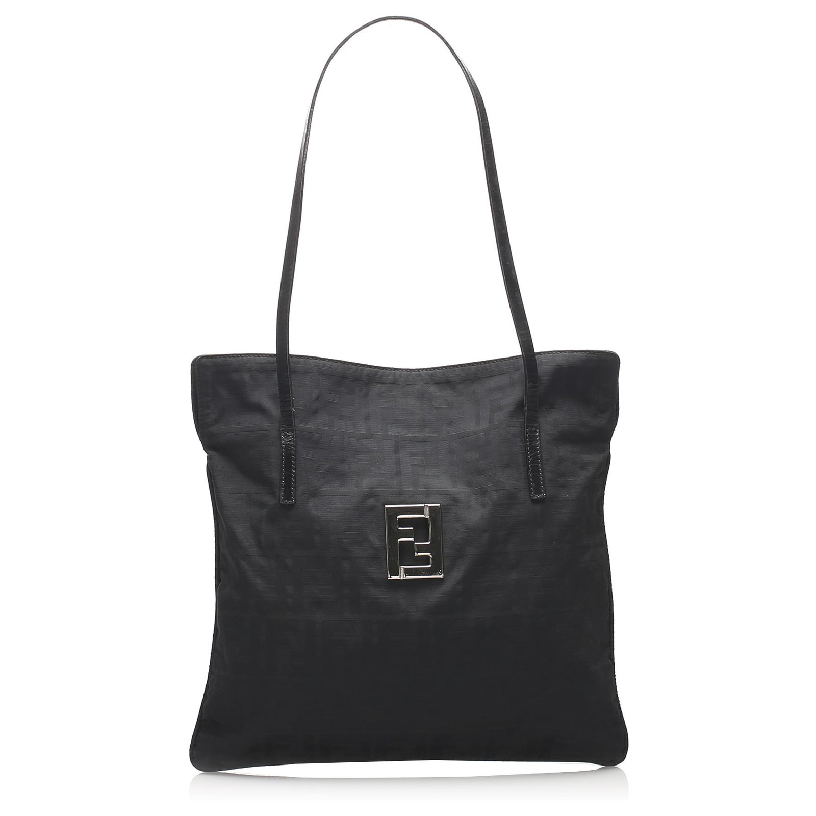 fendi black tote bag