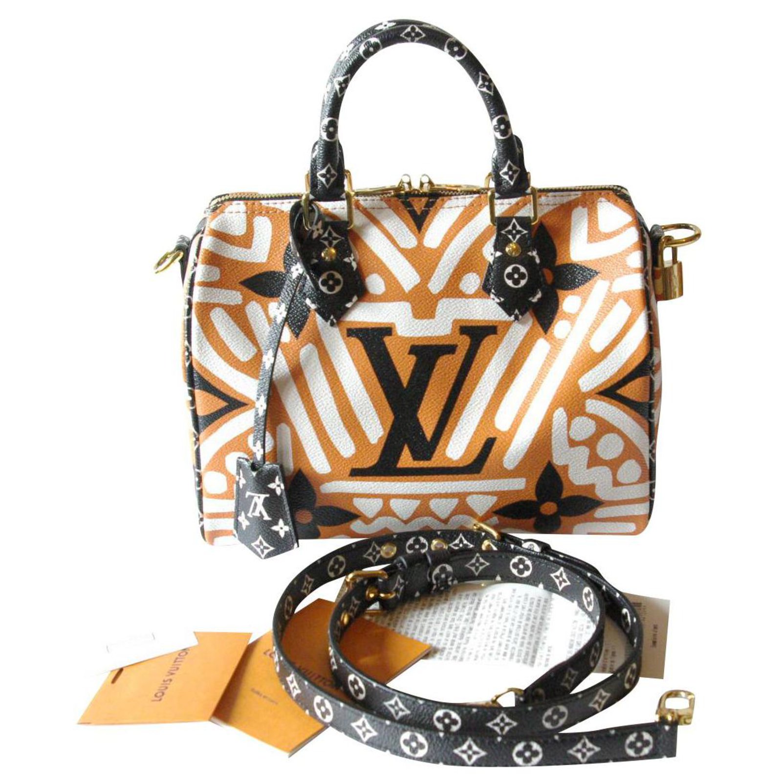 Louis Vuitton Speedy 25 Crafty Capsule Caramel Bag Authentic Lv Brand New