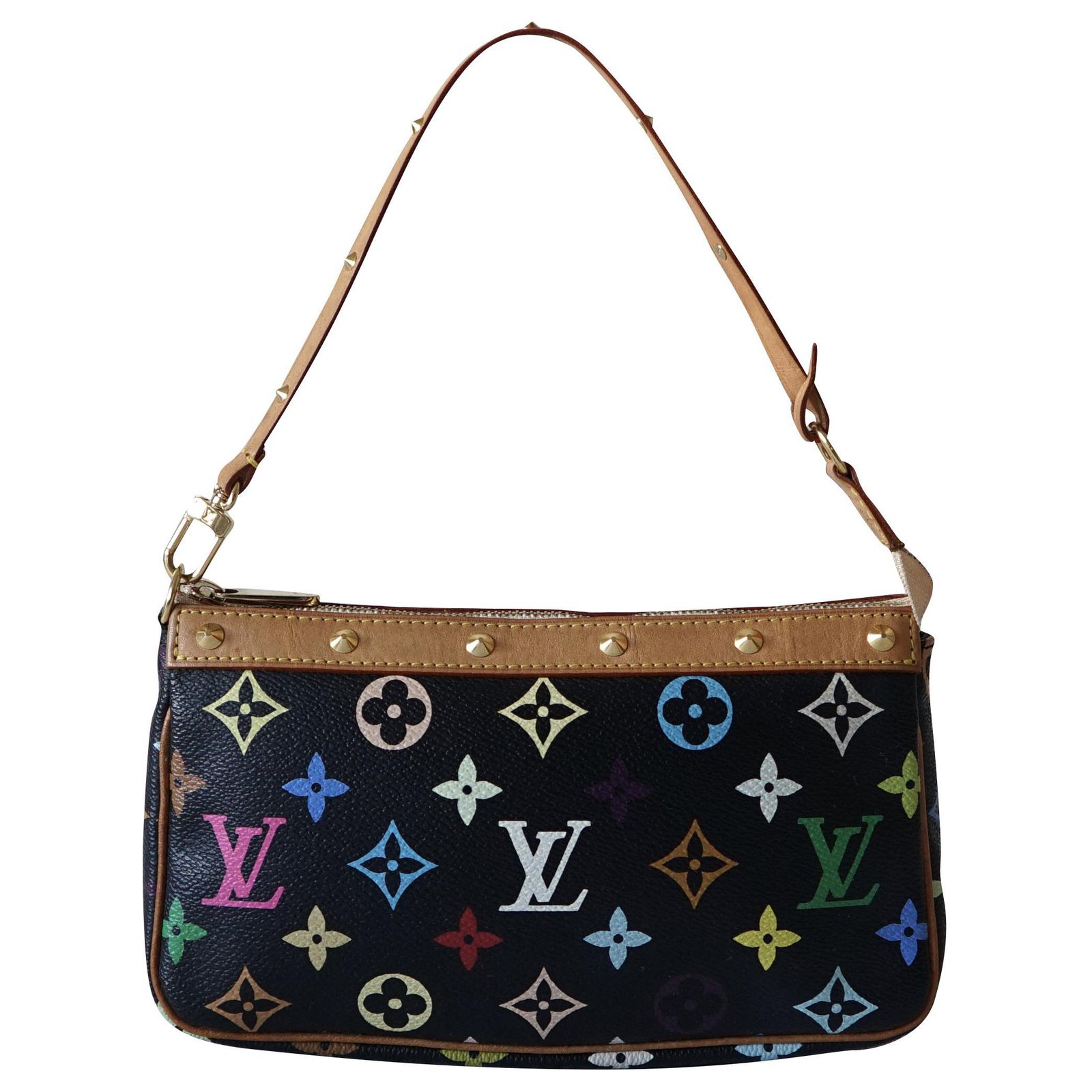 Louis Vuitton Handbags Multiple colors Leather Cloth ref.234478 - Joli ...