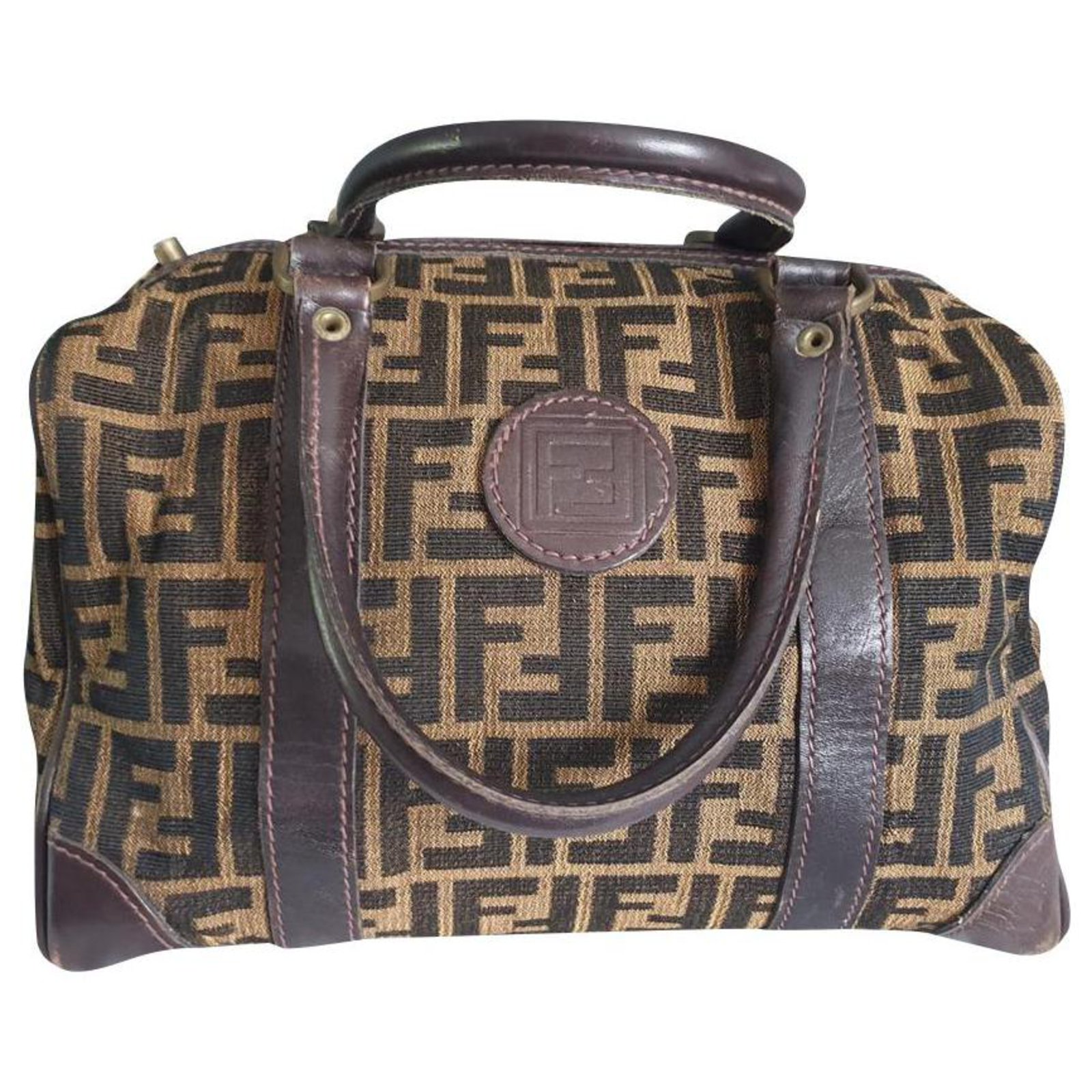 Fendi Zucca brown boston bag – Some Things Never Fade