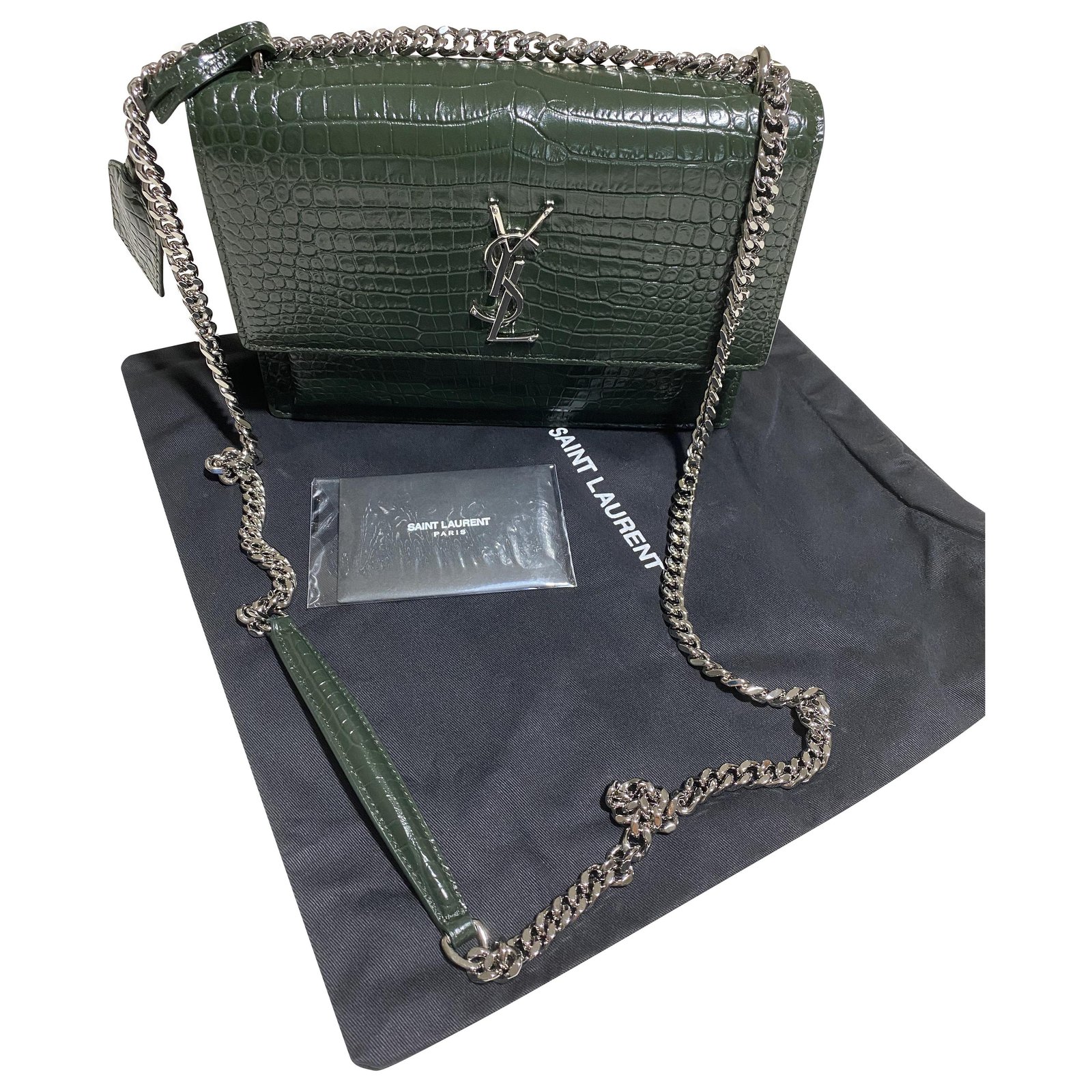 Saint Laurent - Sunset Handbag Silver
