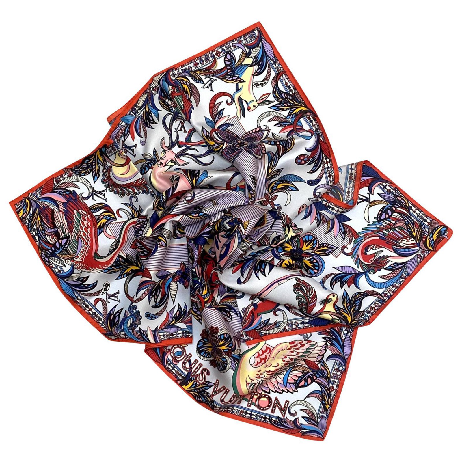 Louis Vuitton Lv Wild silk foulard Multiple colors ref.235286 - Joli Closet