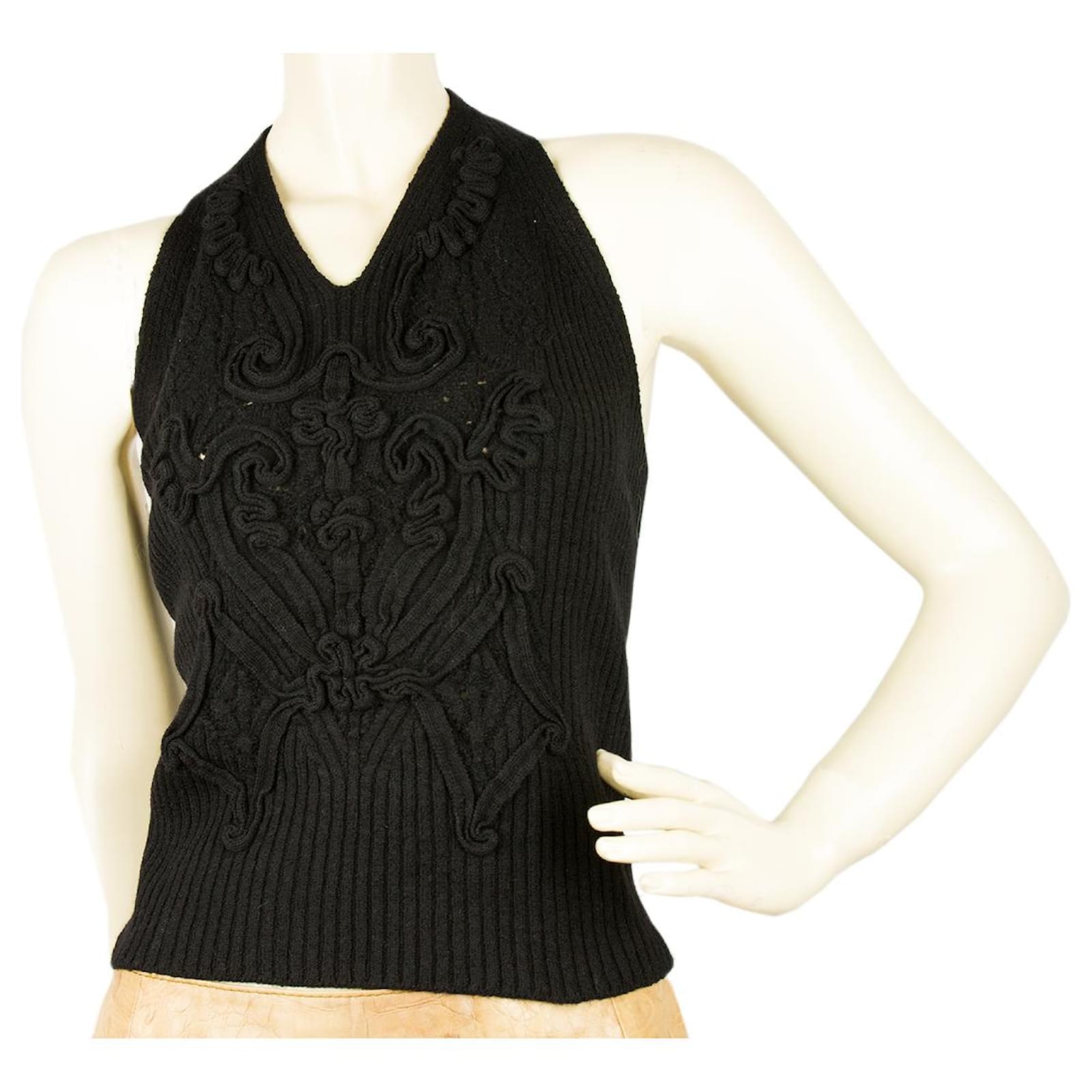 Jean Paul Gaultier round neck black 