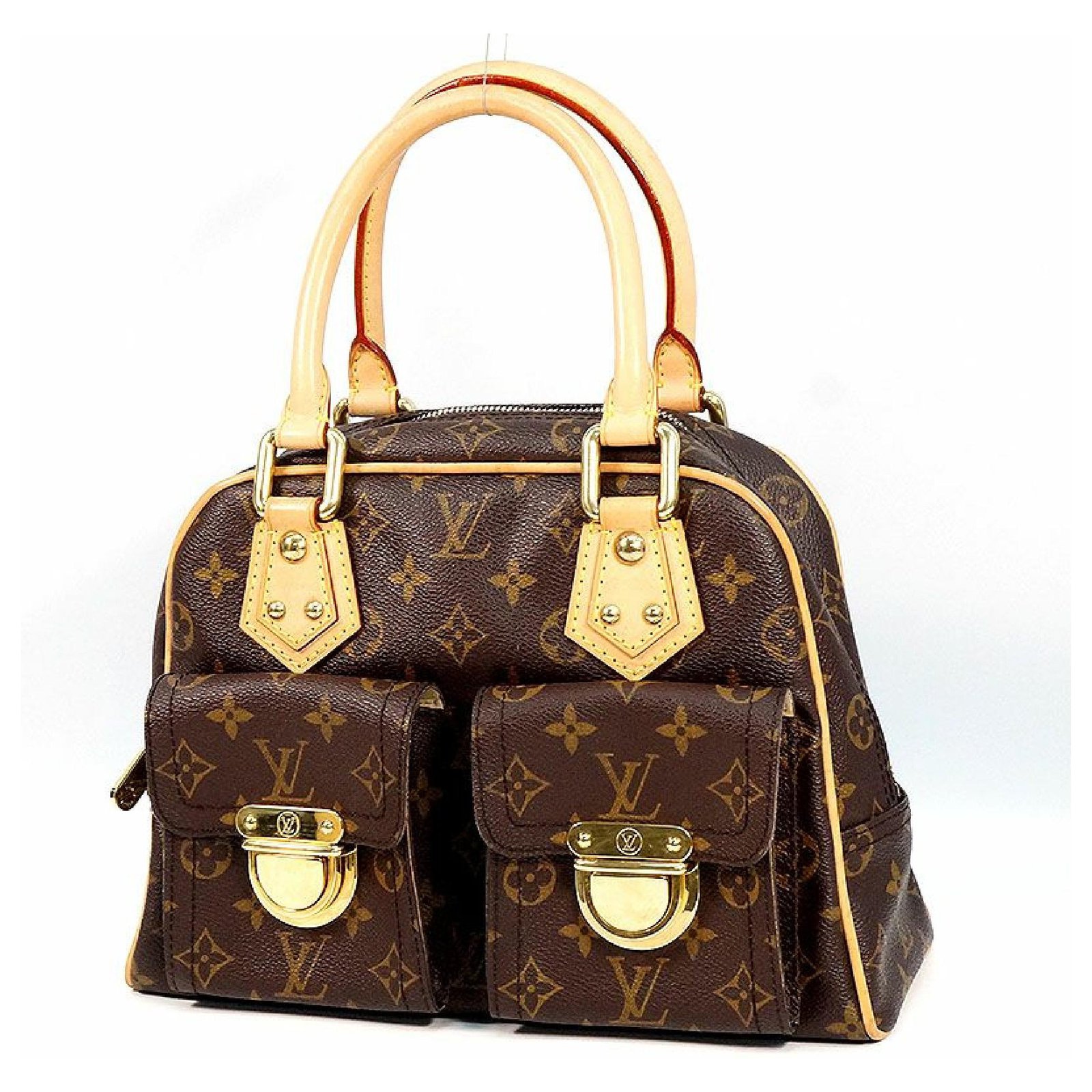 LOUIS VUITTON Manhattan PM Womens handbag M40026 Cloth ref.235375
