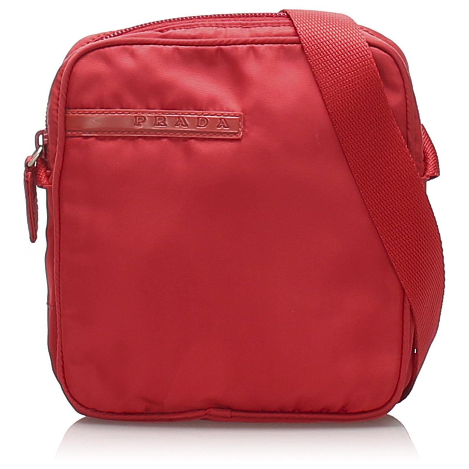 red prada crossbody bag
