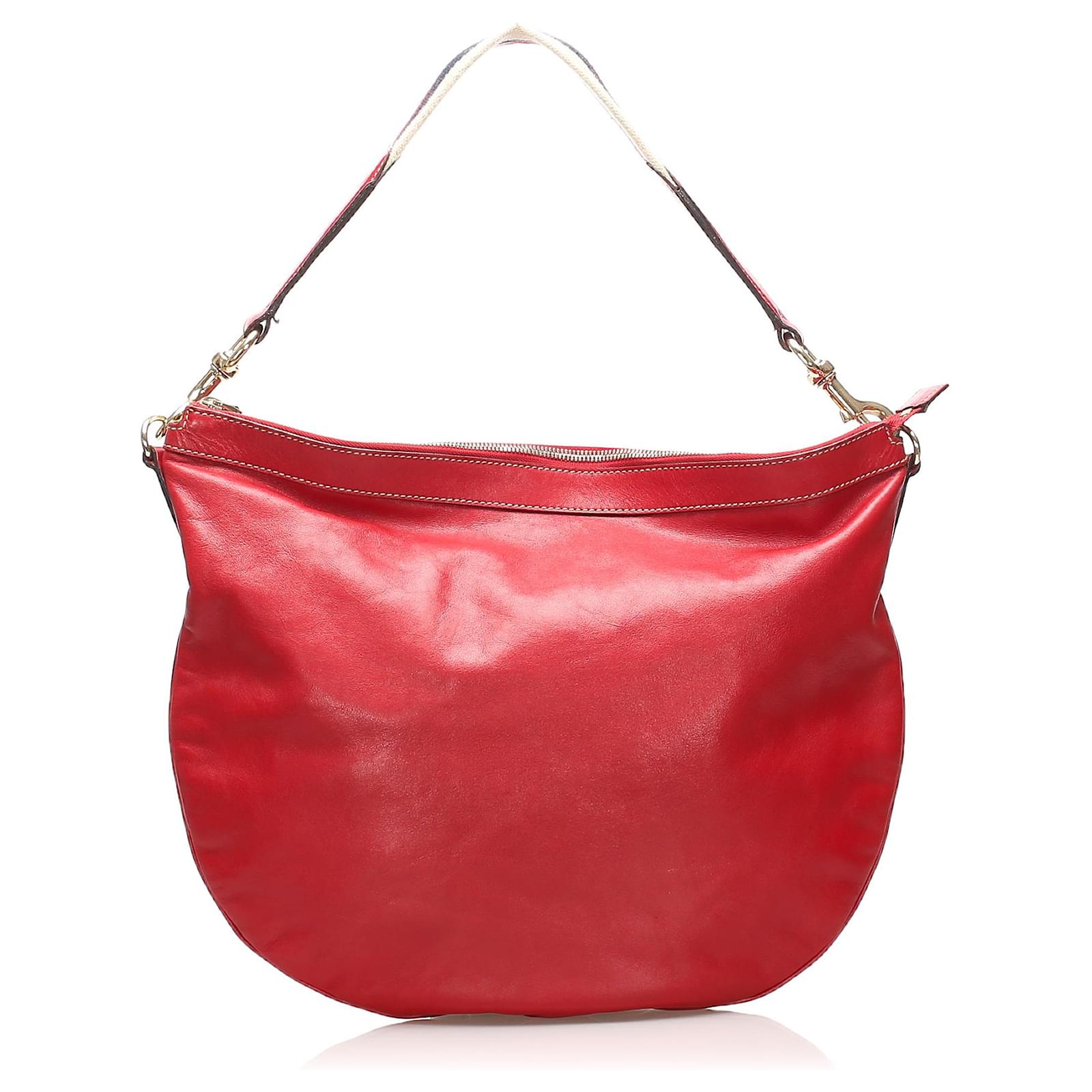 red gucci hobo bag