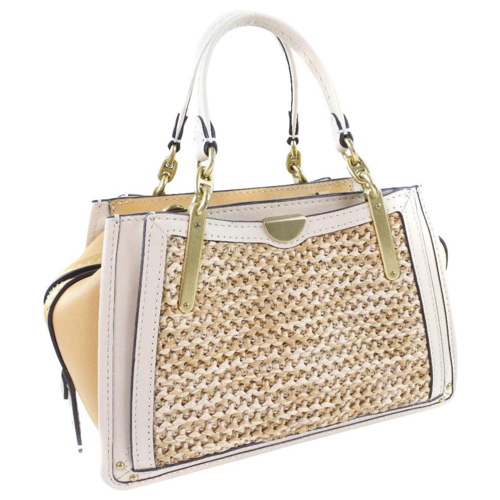 Coach Handbag Beige Leather ref.236134 - Joli Closet