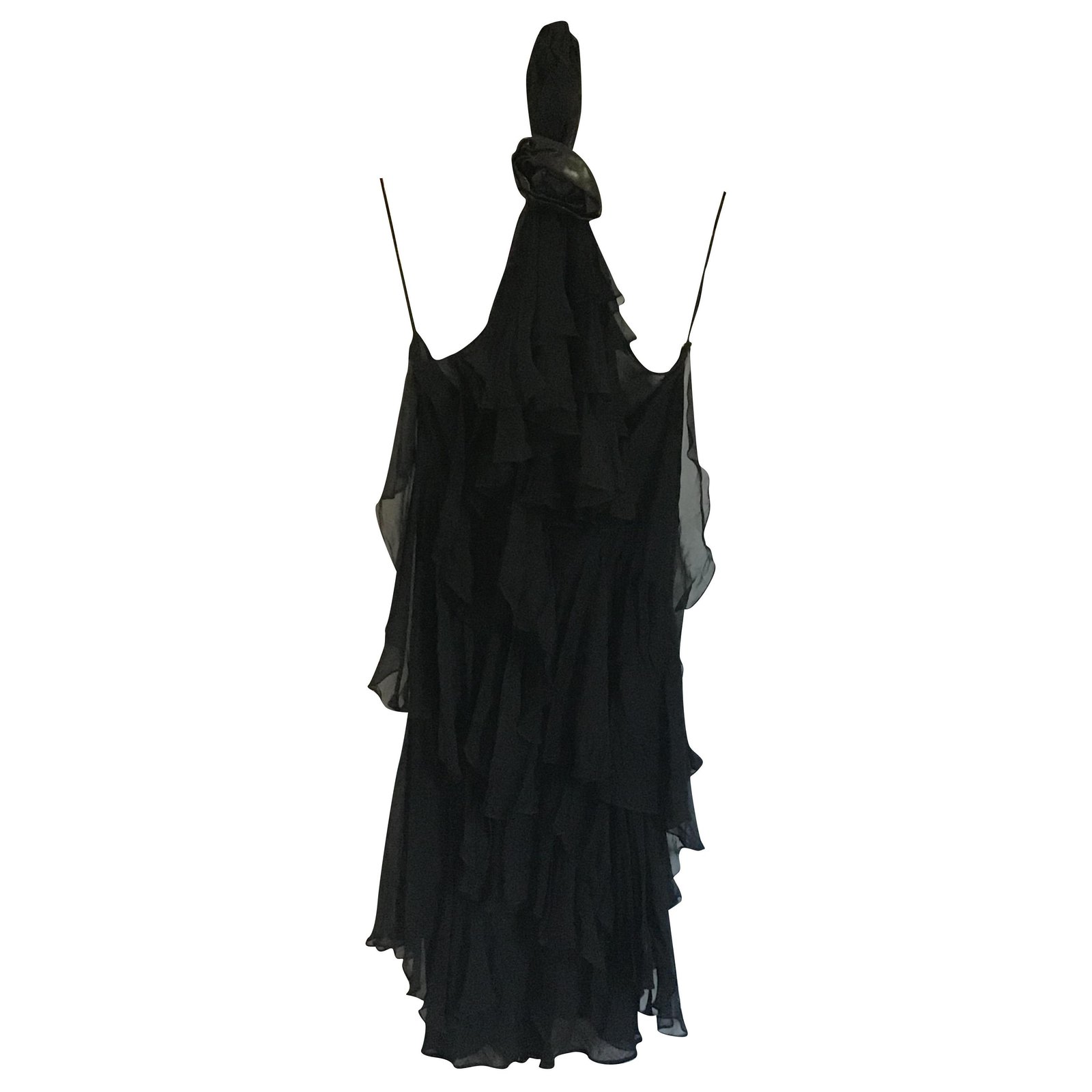 Gucci mini dress Black Silk ref.236155 ...