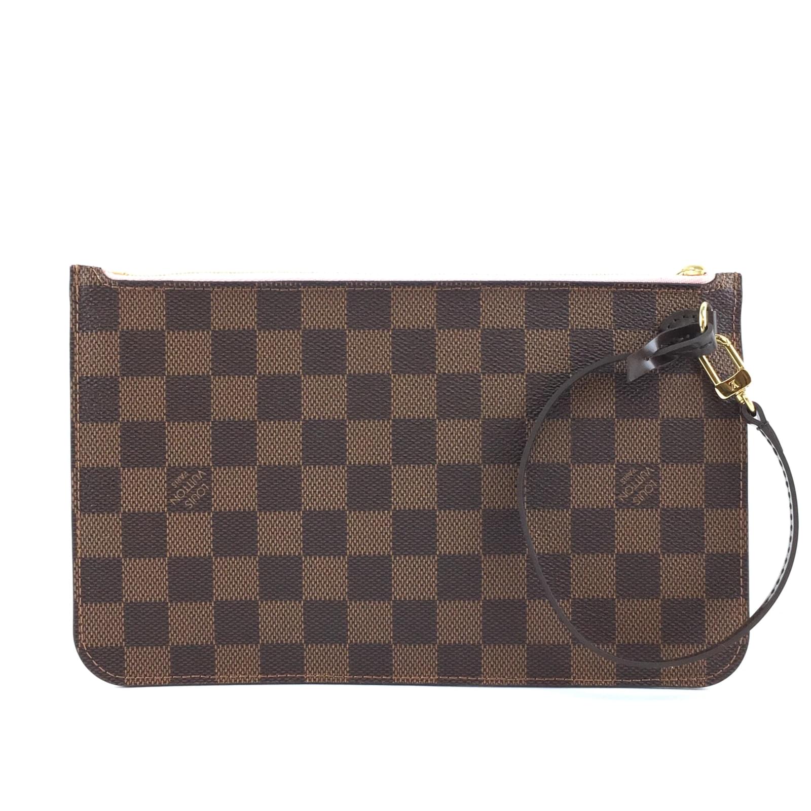 louis vuitton neverfull clutch