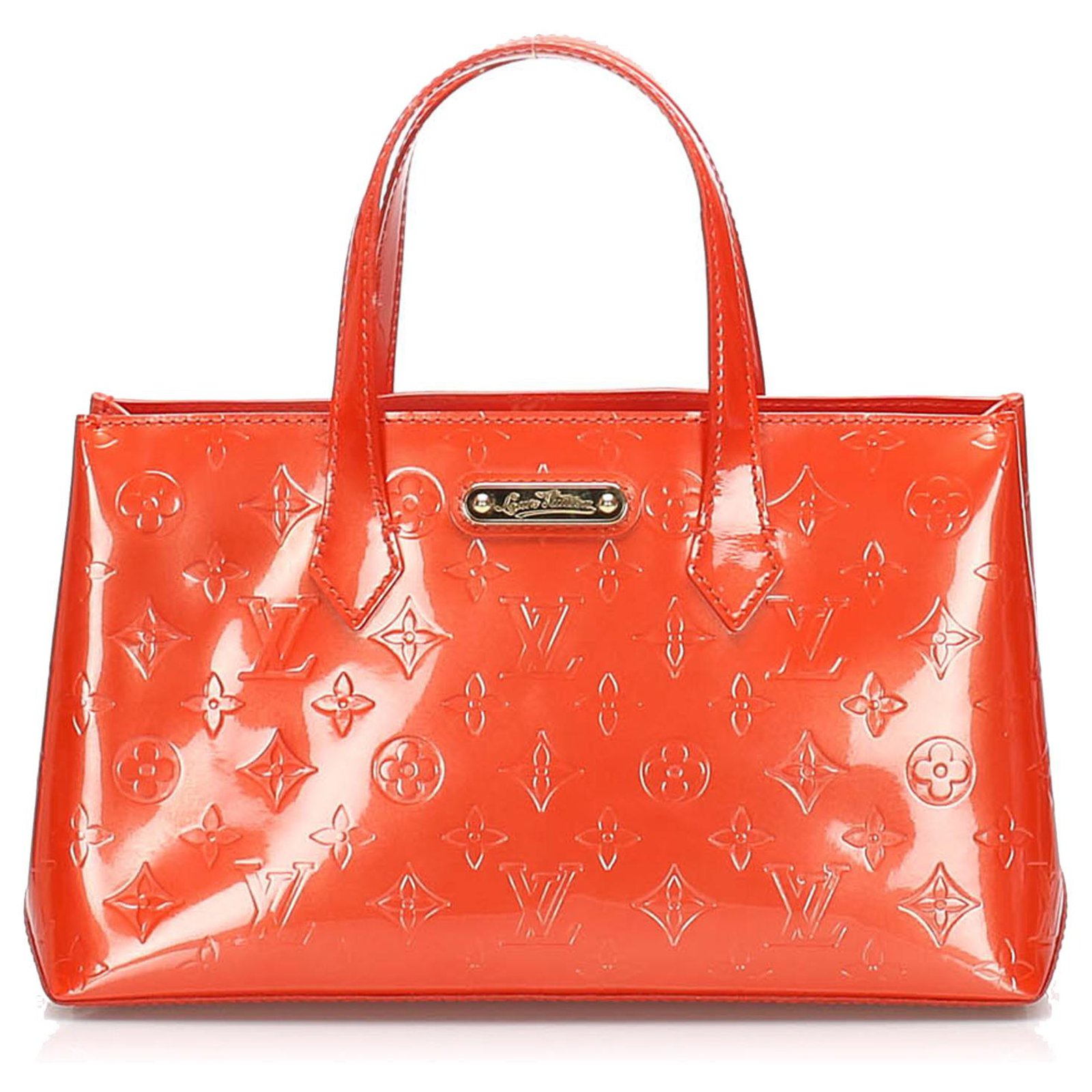 Louis Vuitton Red Vernis Wilshire PM Leather Patent leather ref