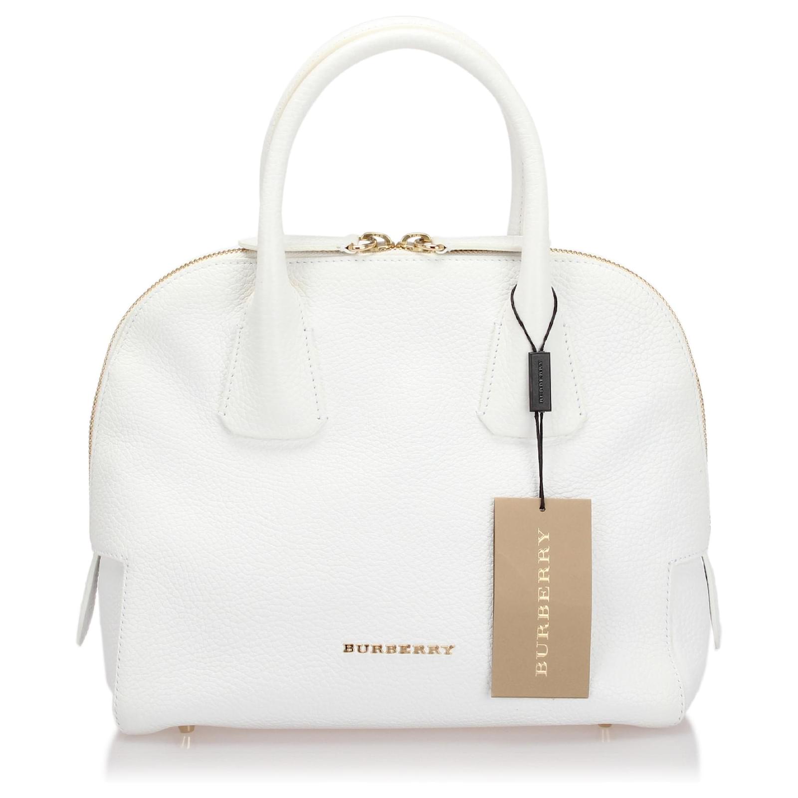 burberry leather handbag