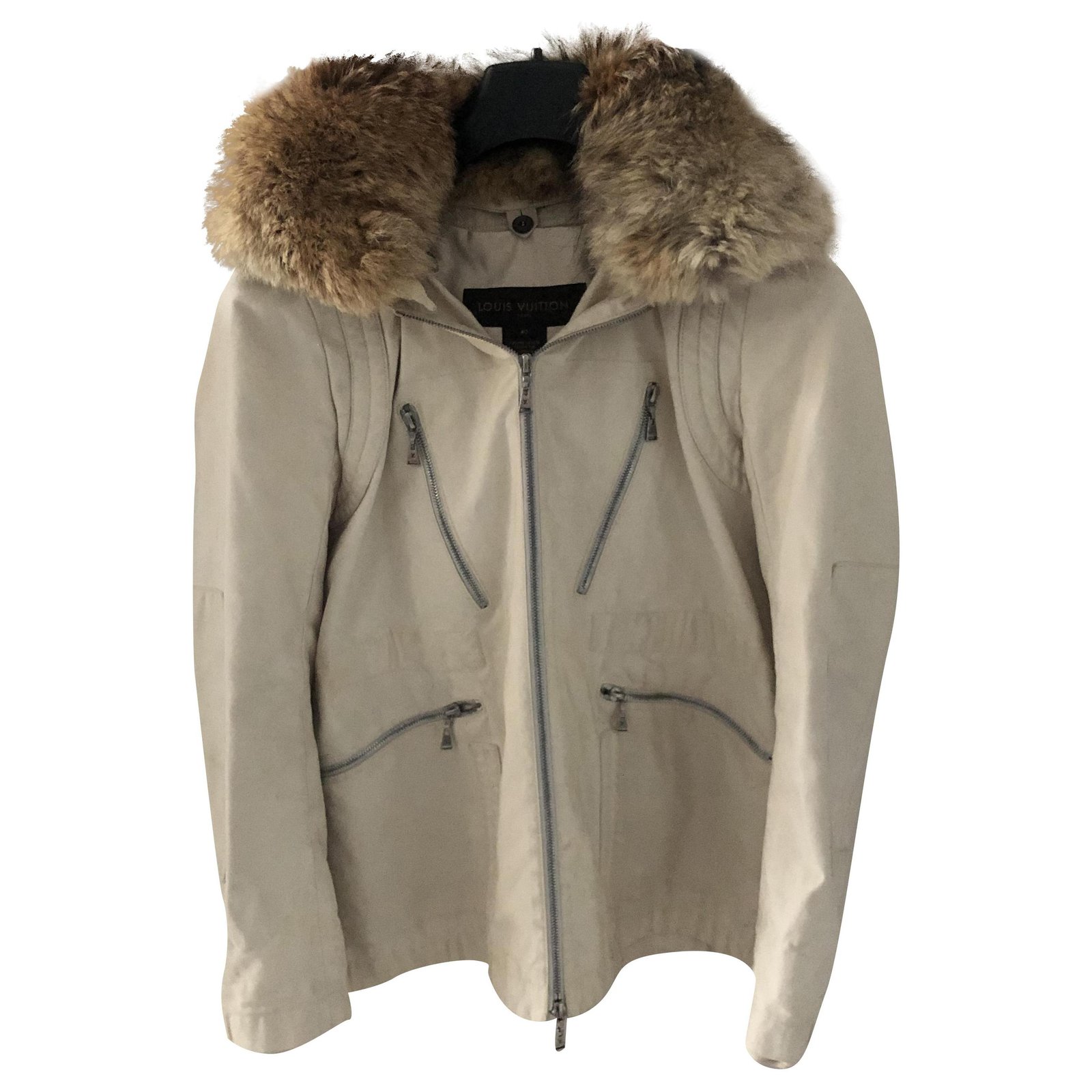 Louis Vuitton Coats, Outerwear Beige Cotton ref.236638 - Joli Closet