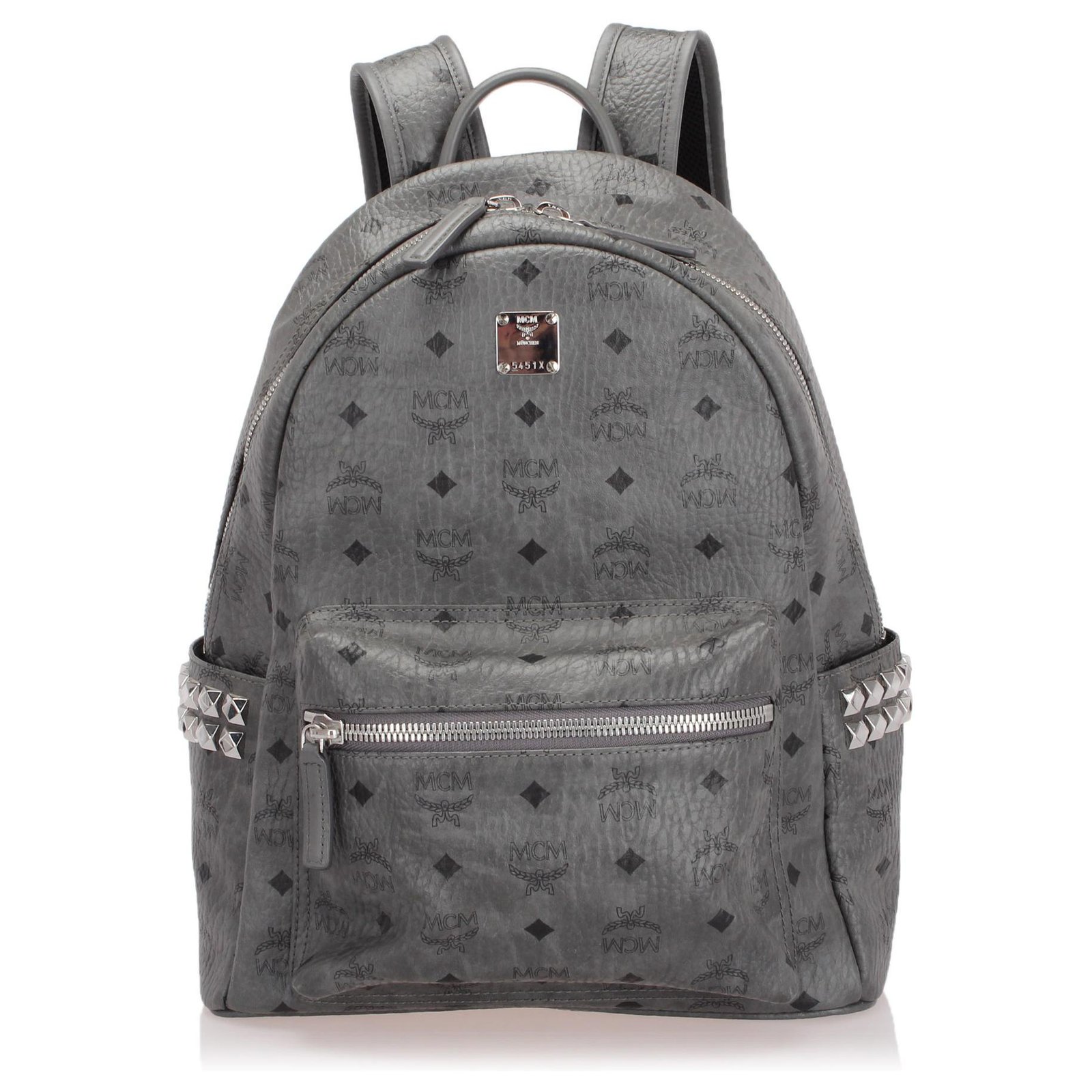 MCM Grey Visetos Stark Rucksack