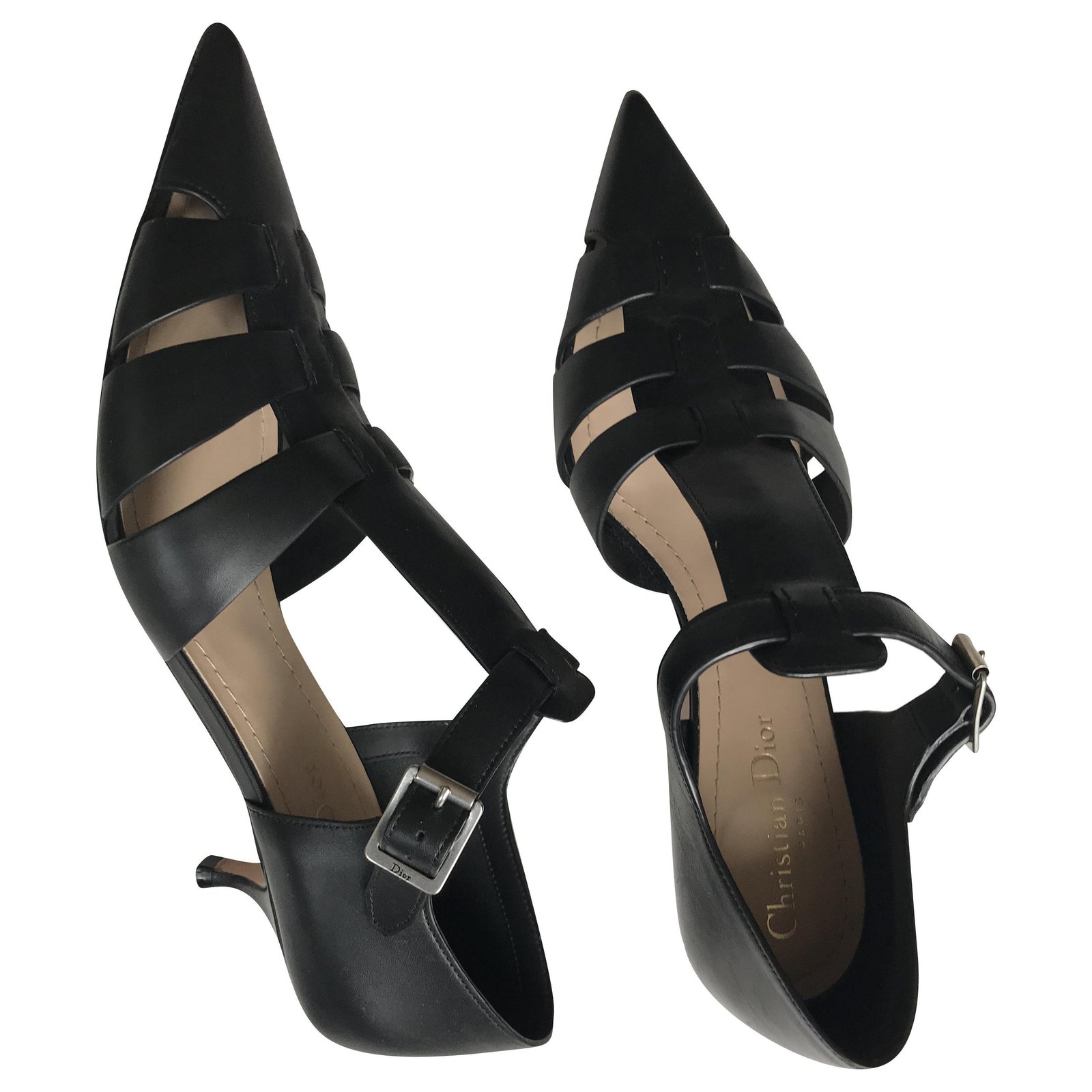 Christian Dior Ankle Strap Pumps Heels 