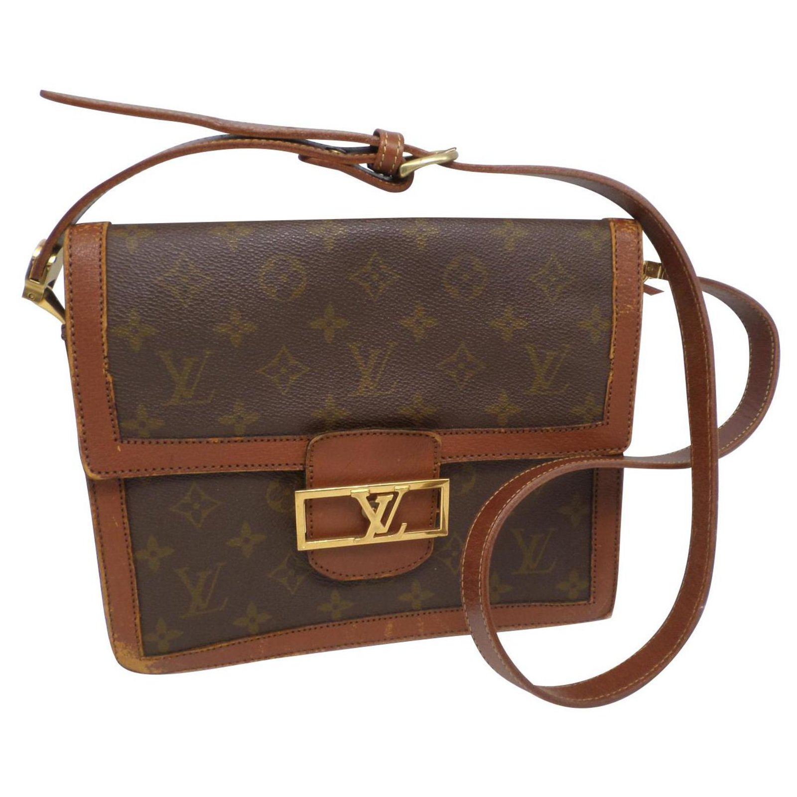 Louis Vuitton, Bags, Authentic Vintage Louis Vuitton Lv Monogram Dauphine  Mm Shoulder Bag