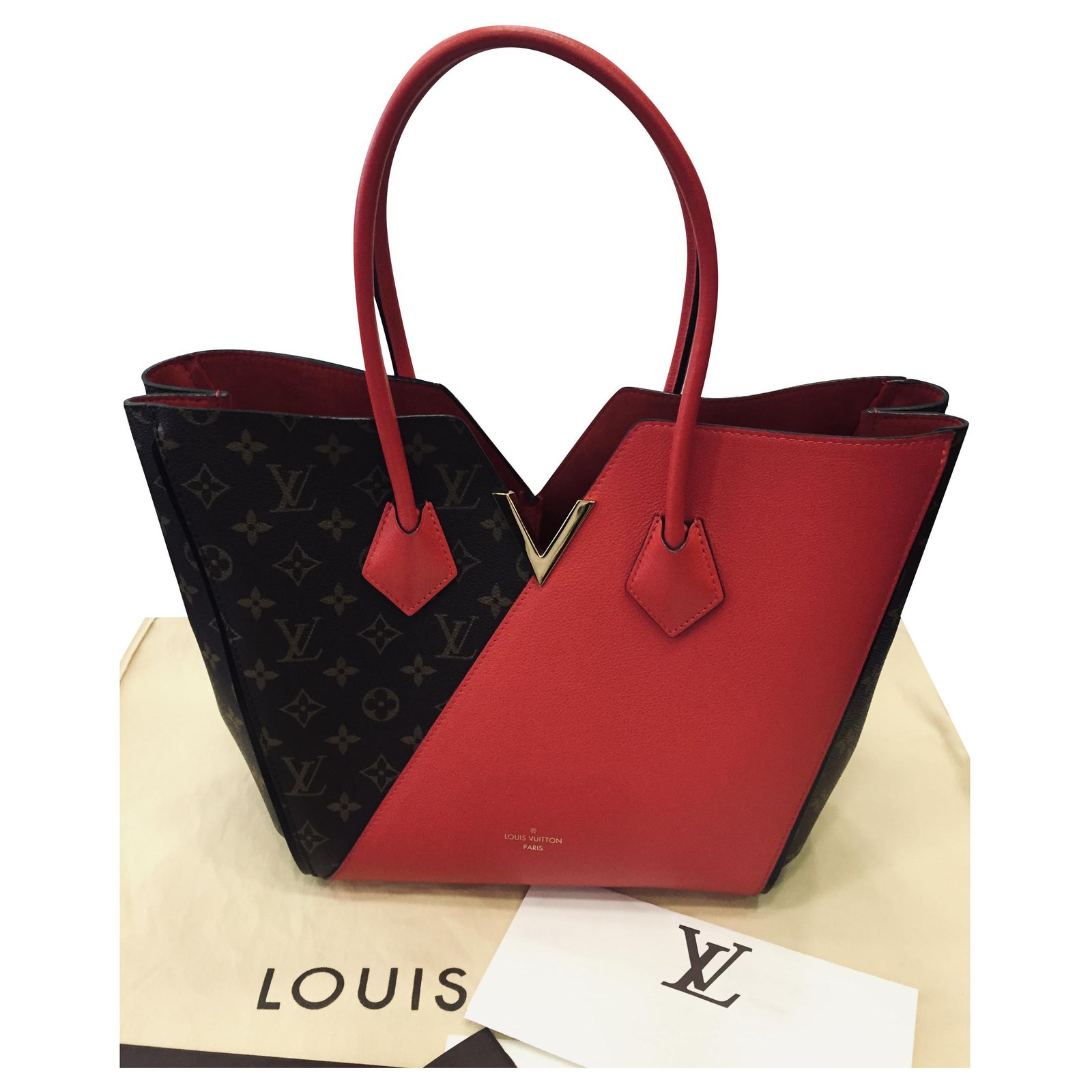Louis Vuitton Kimono Monogram Calfskin Tote Hand Bag