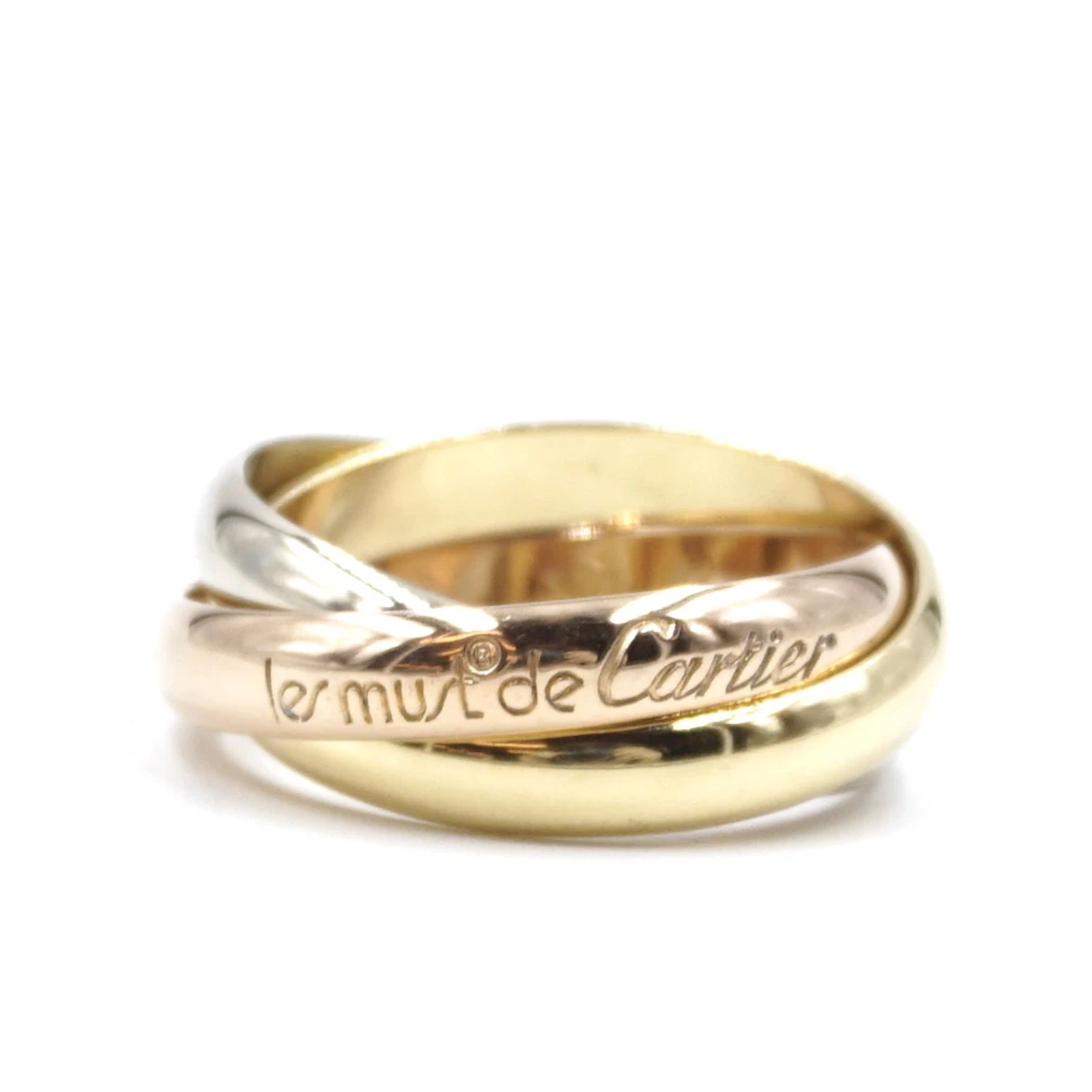 cartier trinity ring pink gold