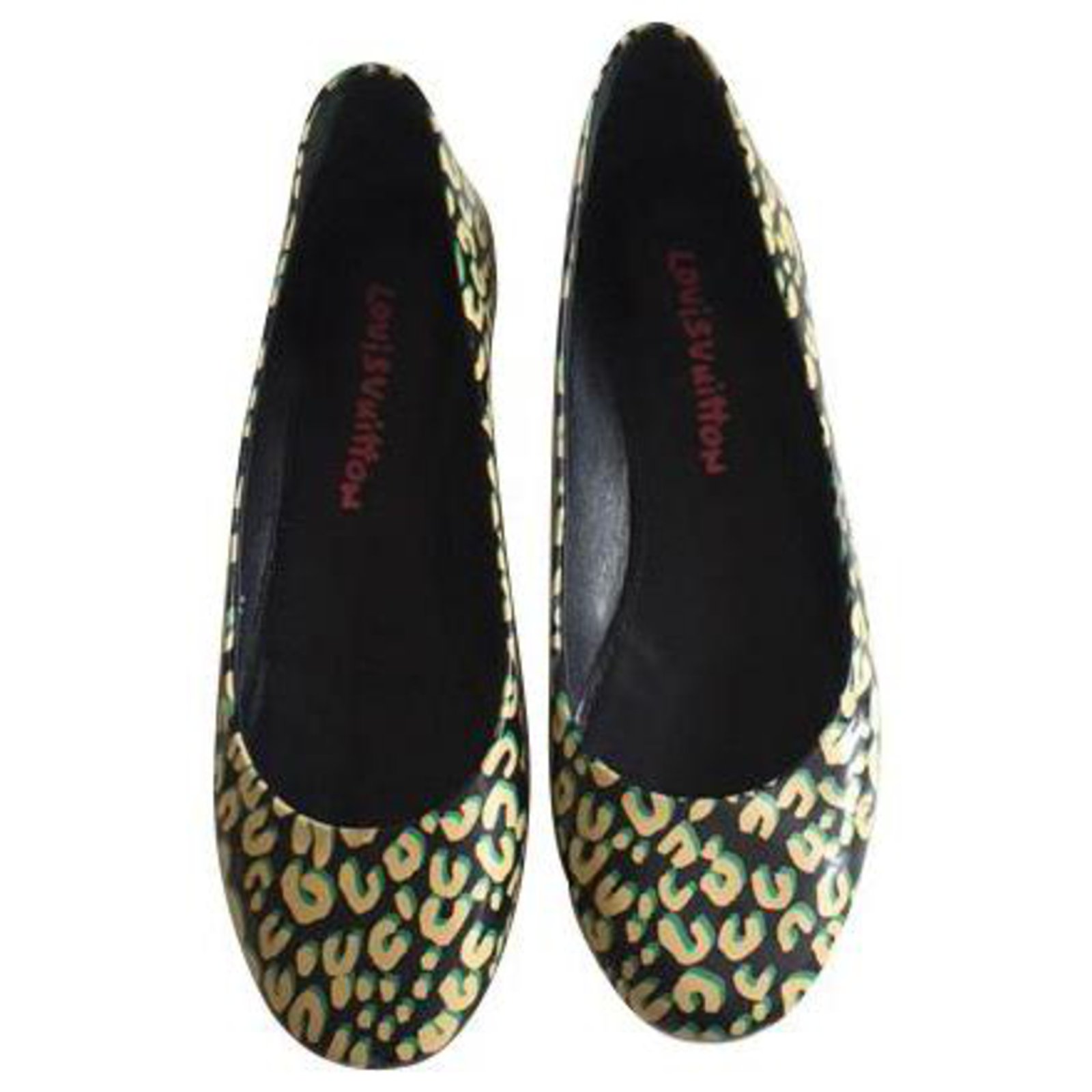 Louis Vuitton Leopard Print Vernis Stephen Sprouse Ballet Flats