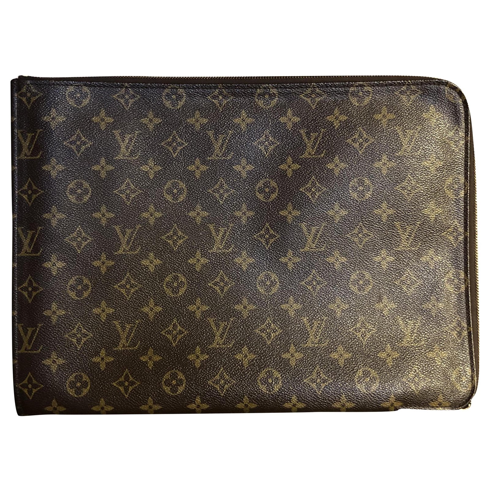 Louis Vuitton Porte documents, wallet Brown Synthetic ref.237893 - Joli  Closet