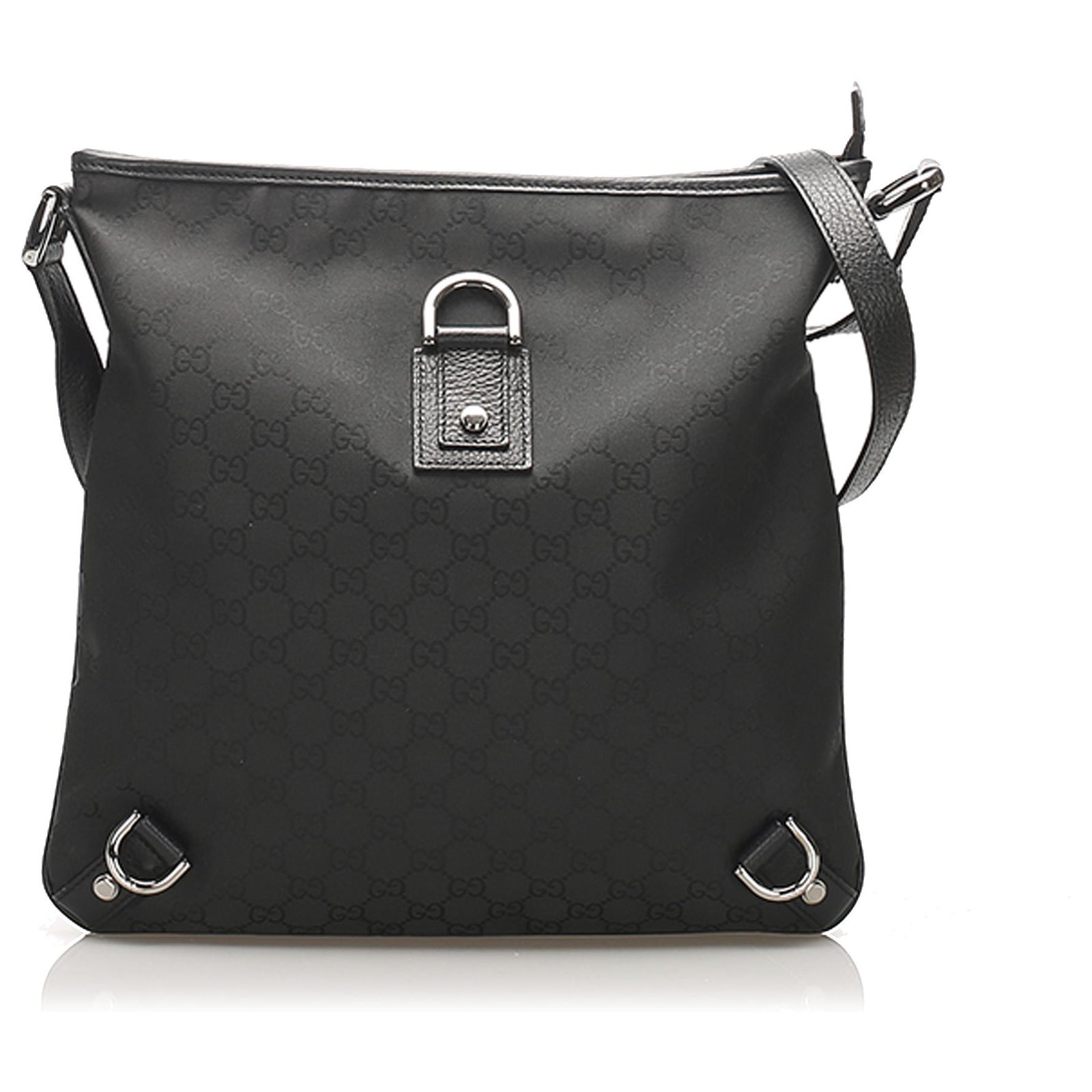 Black Gucci Abbey D-Ring Handbag