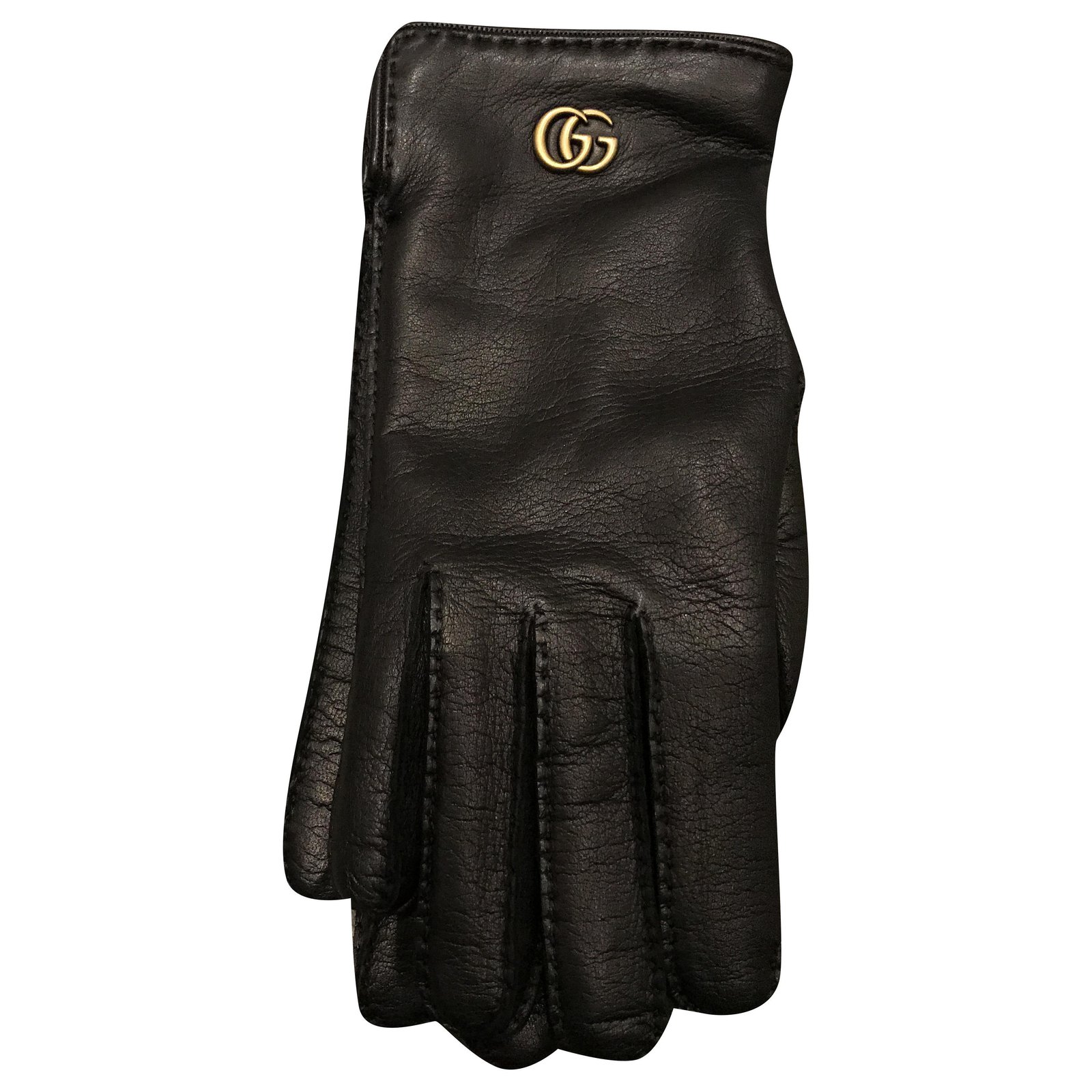 Gloves Gucci Black size M International in Other - 33143969