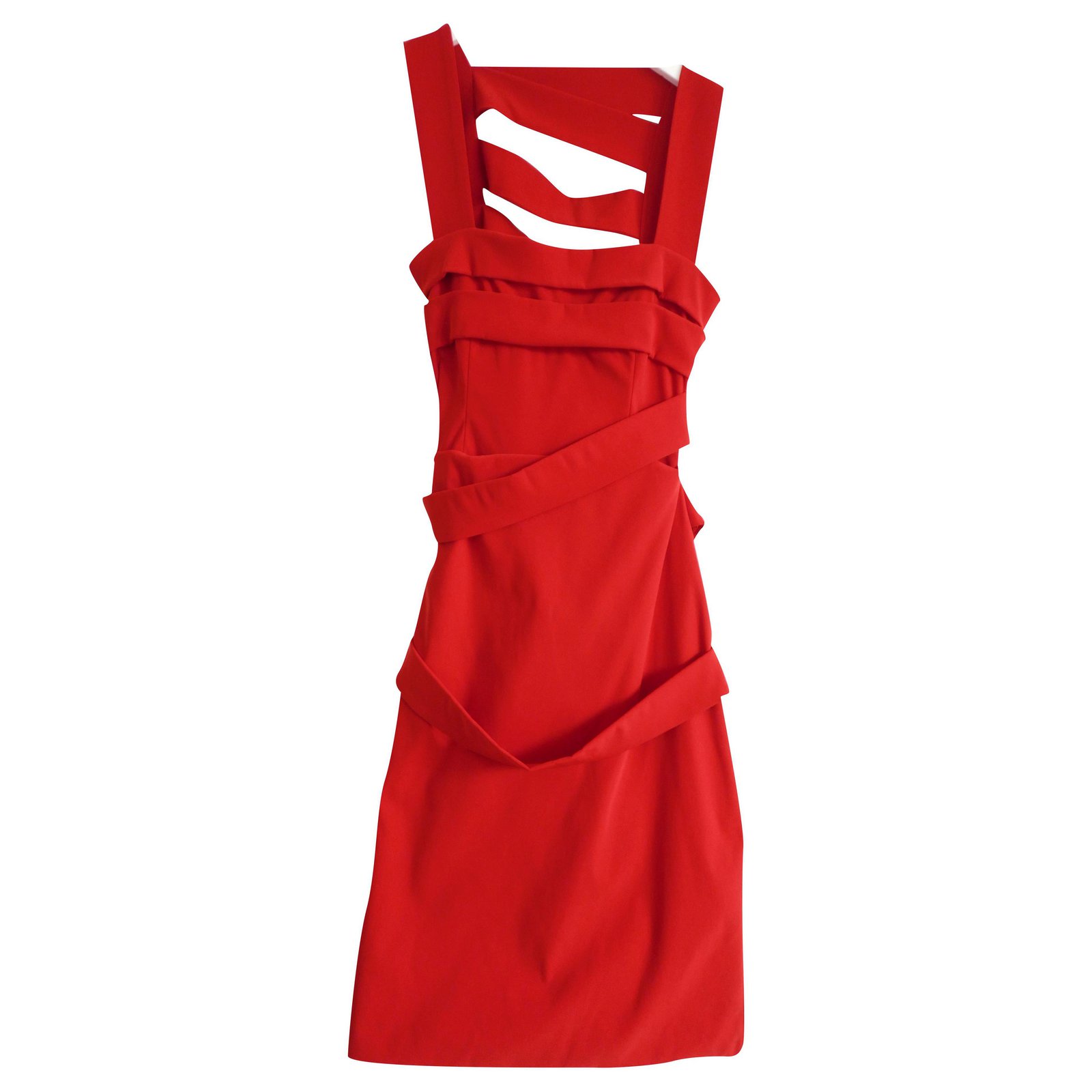 Preen by thornton hot sale bregazzi red dress