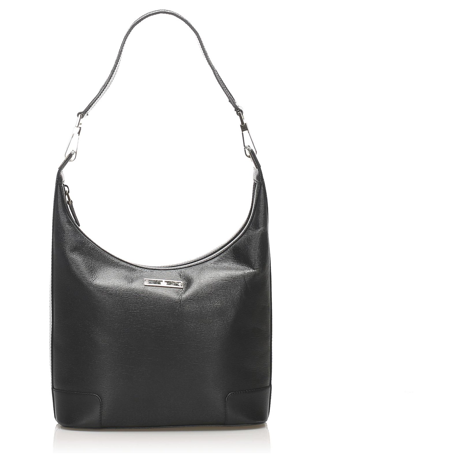 Gucci Gucci Black Leather Shoulder Bag 